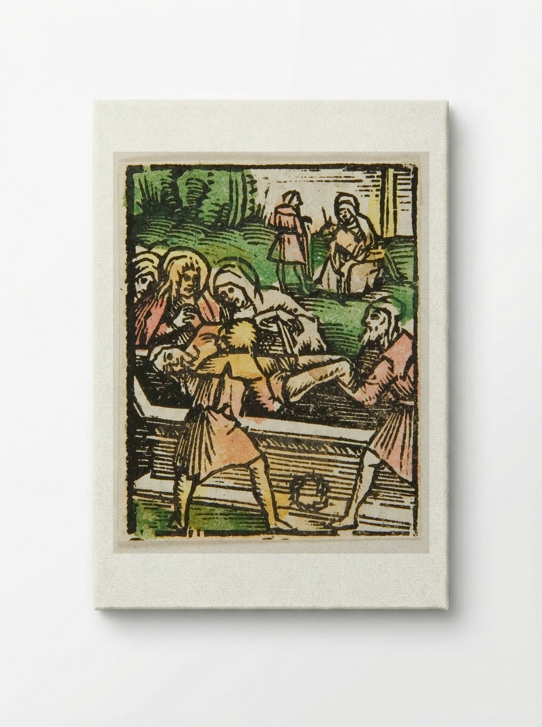 The Burial of Christ - Urs Graf - Canvas