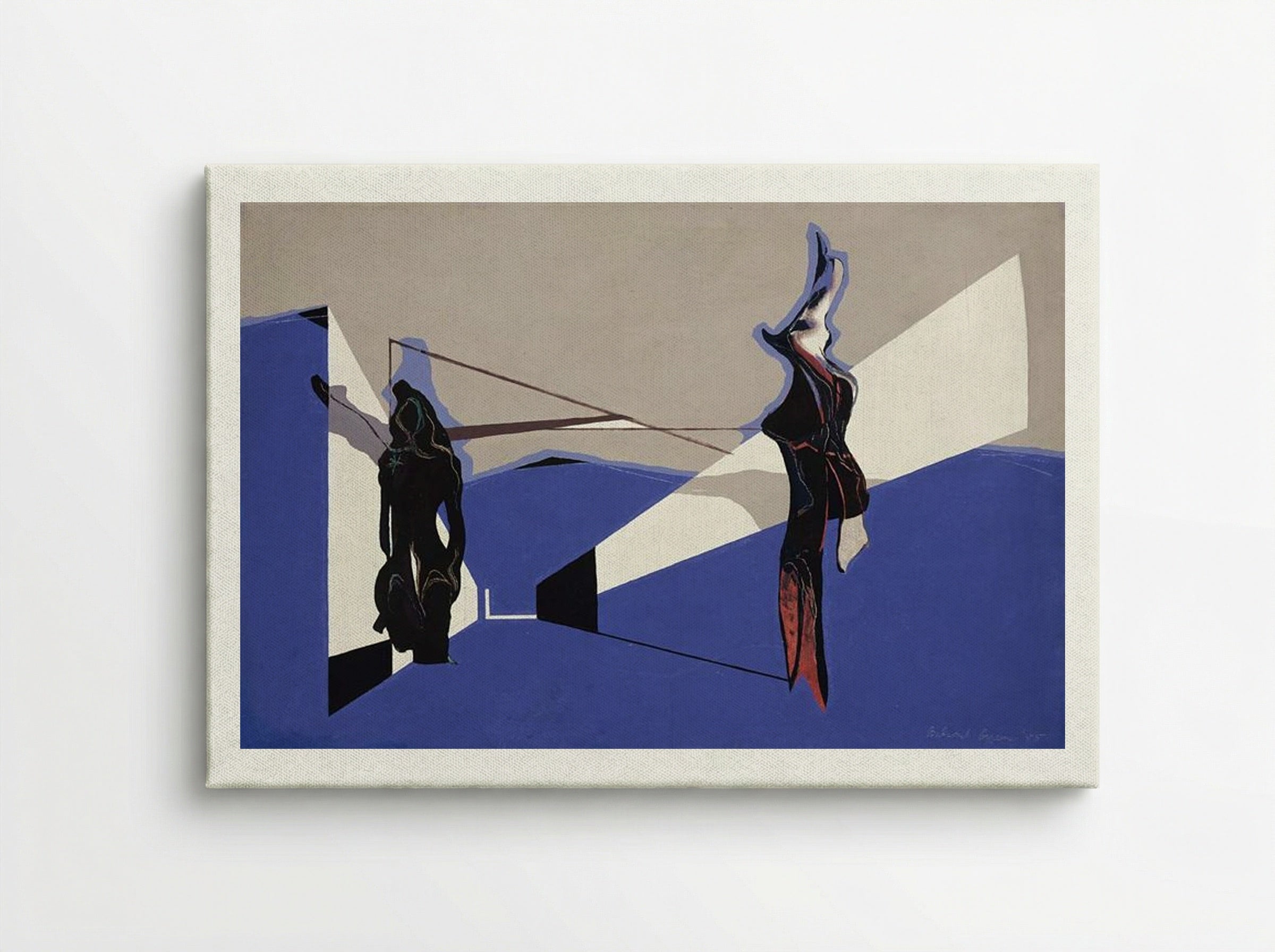 Way Down Blue - Balcomb Greene - Canvas