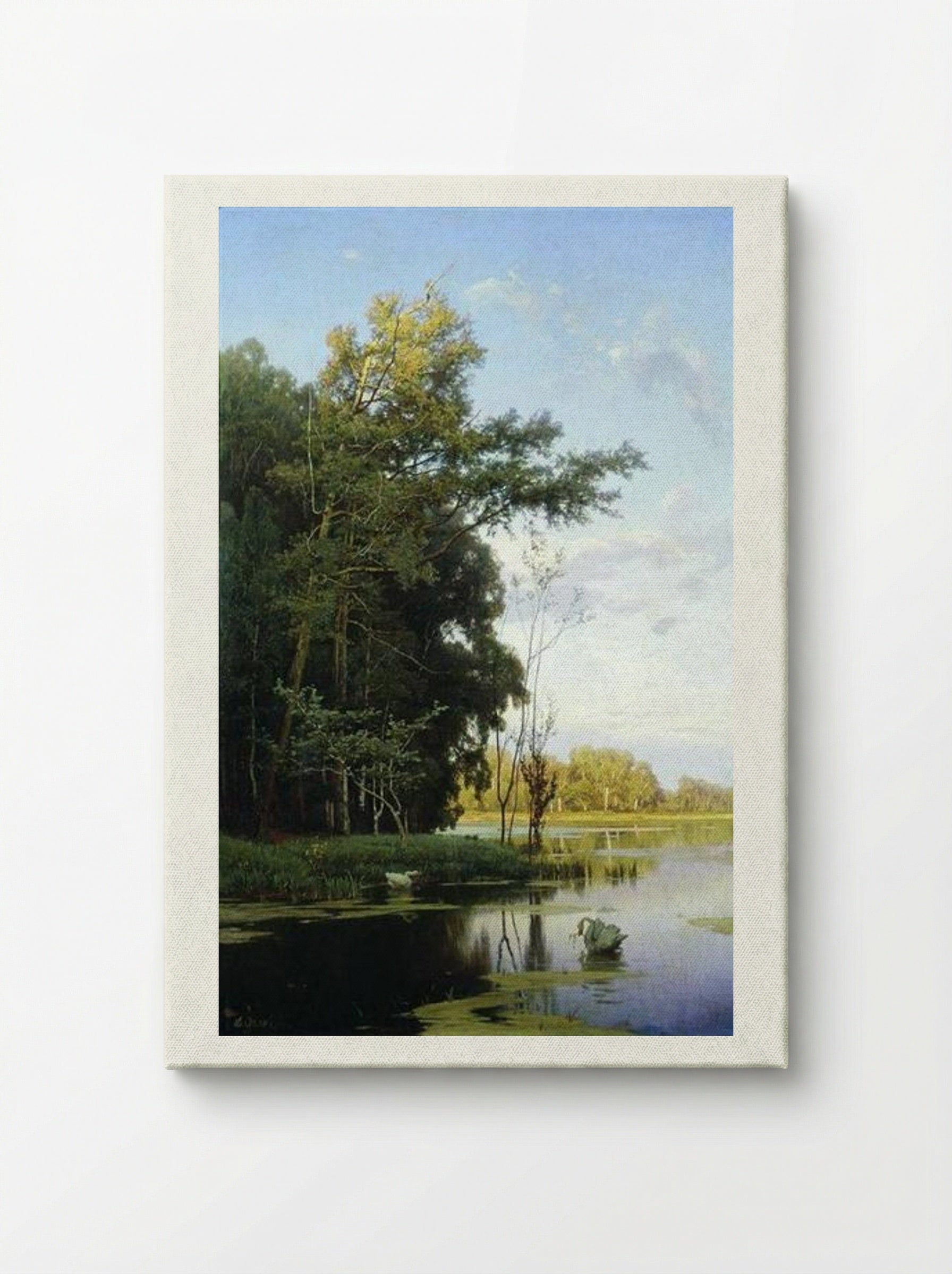 Lake in Gatchina Park - Volodymyr Orlovsky - Canvas