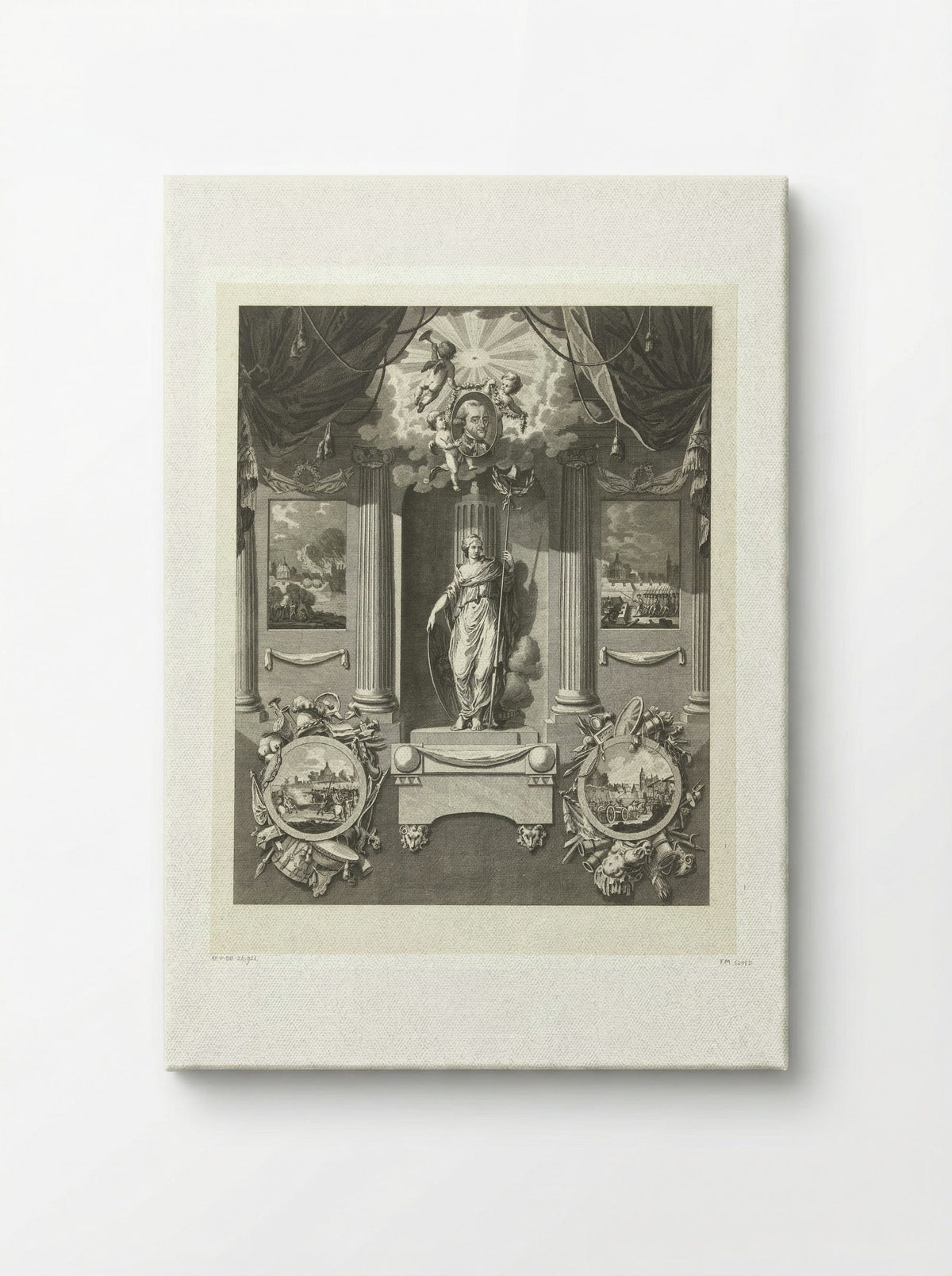 Monument voor Carel van Boetzelaer - Cornelis Brouwer - Canvas
