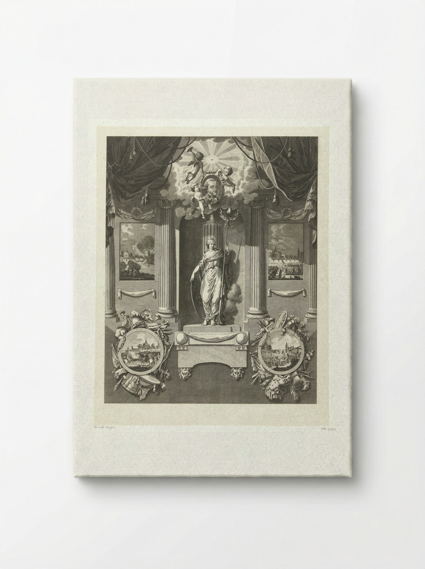 Monument voor Carel van Boetzelaer - Cornelis Brouwer - Canvas