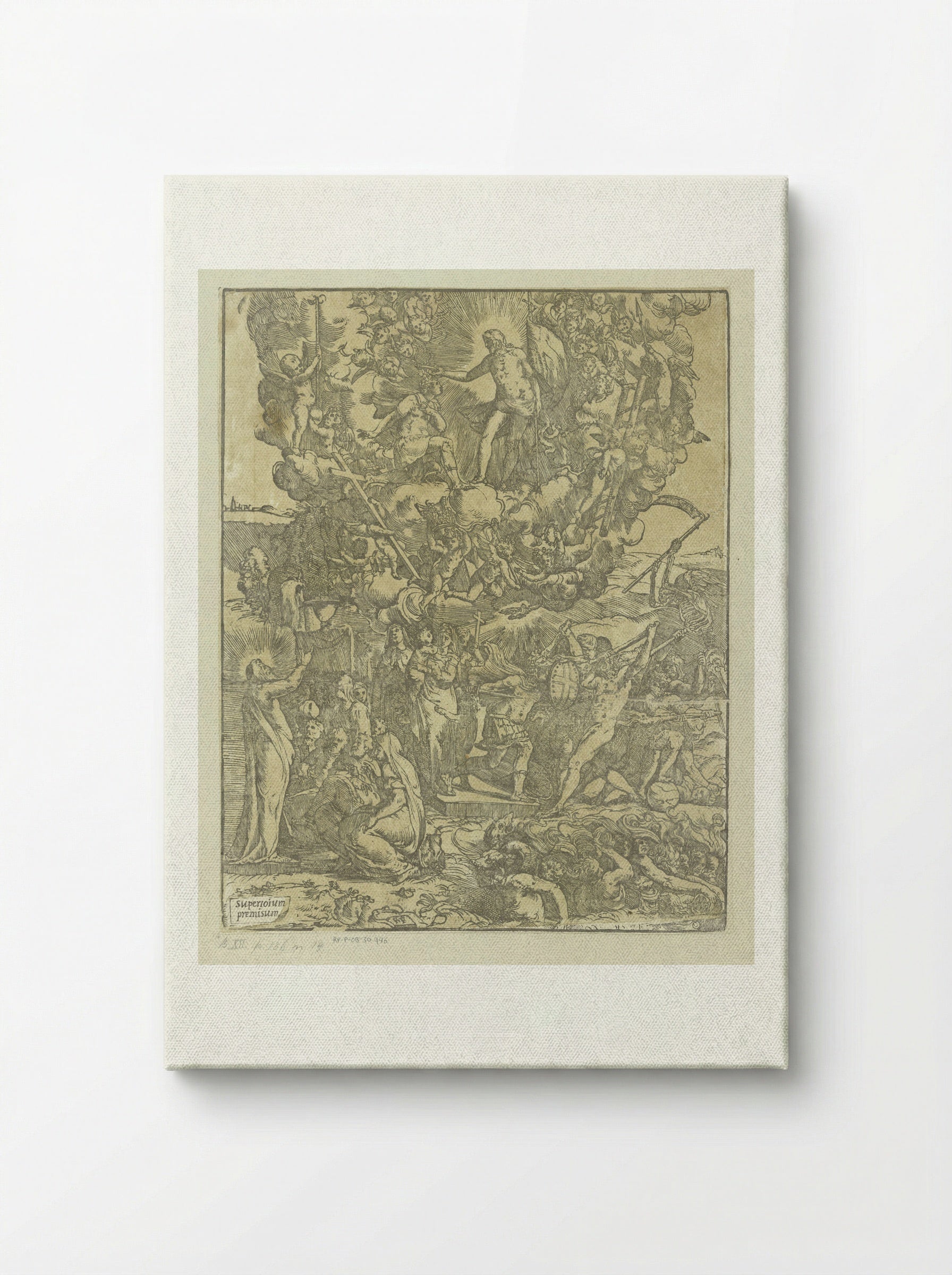 Christelijke helden - Andrea Andreani - Canvas