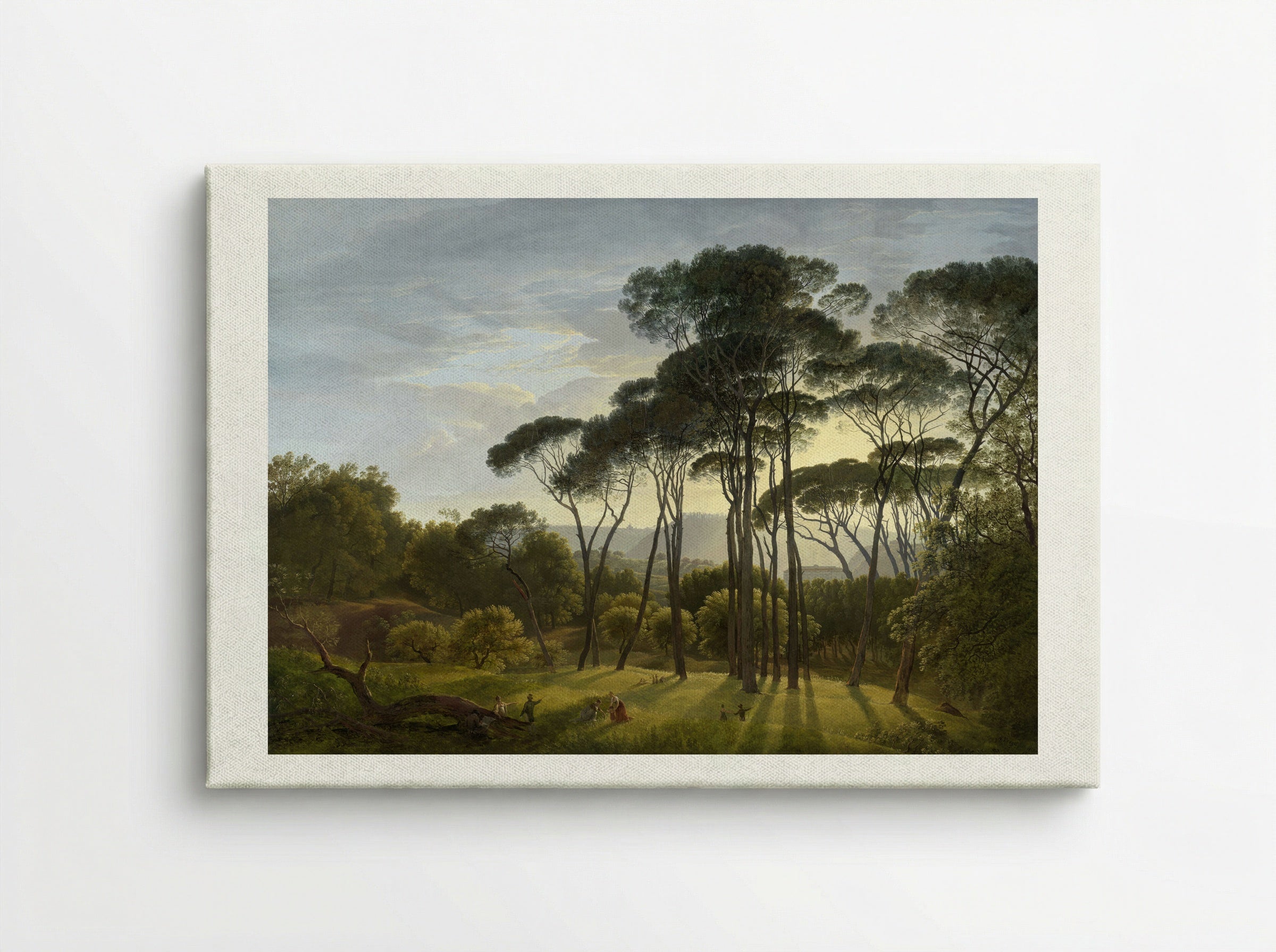 Italian Landscape with Umbrella Pines - Hendrik Voogd - Canvas
