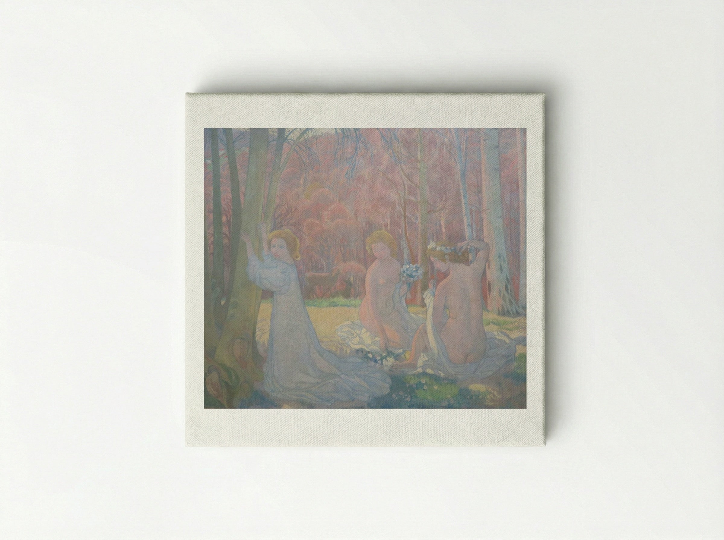 Figures In A Spring Landscape - Maurice Denis - Canvas