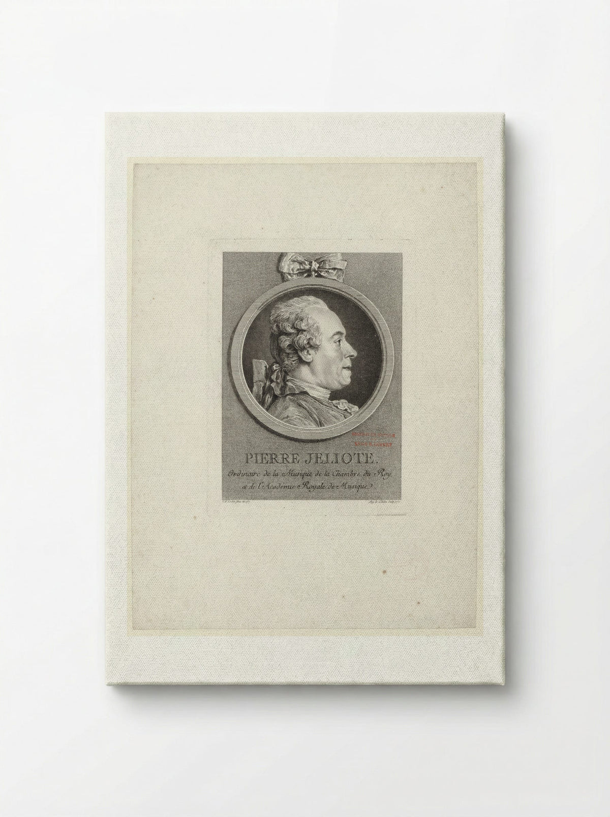 Pierre Jeliote - Augustin de Saint-Aubin - Canvas