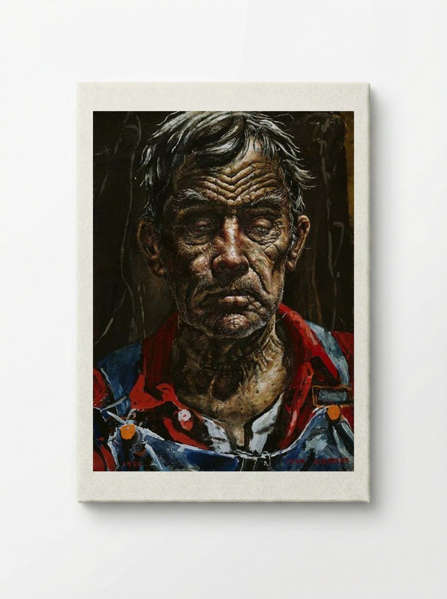 A Face from Georgia - Ivan Albright - Canvas