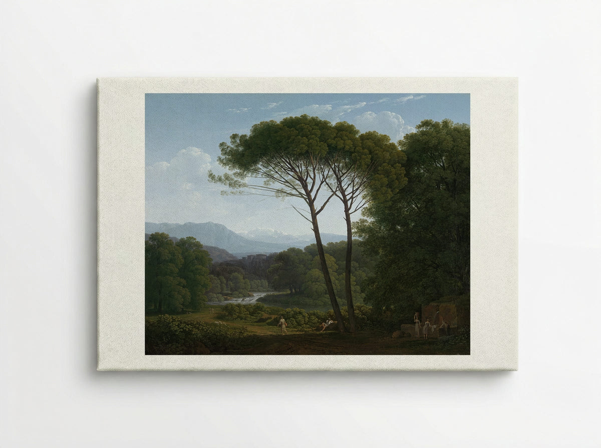 Italianate Landscape with Pines - Hendrik Voogd - Canvas