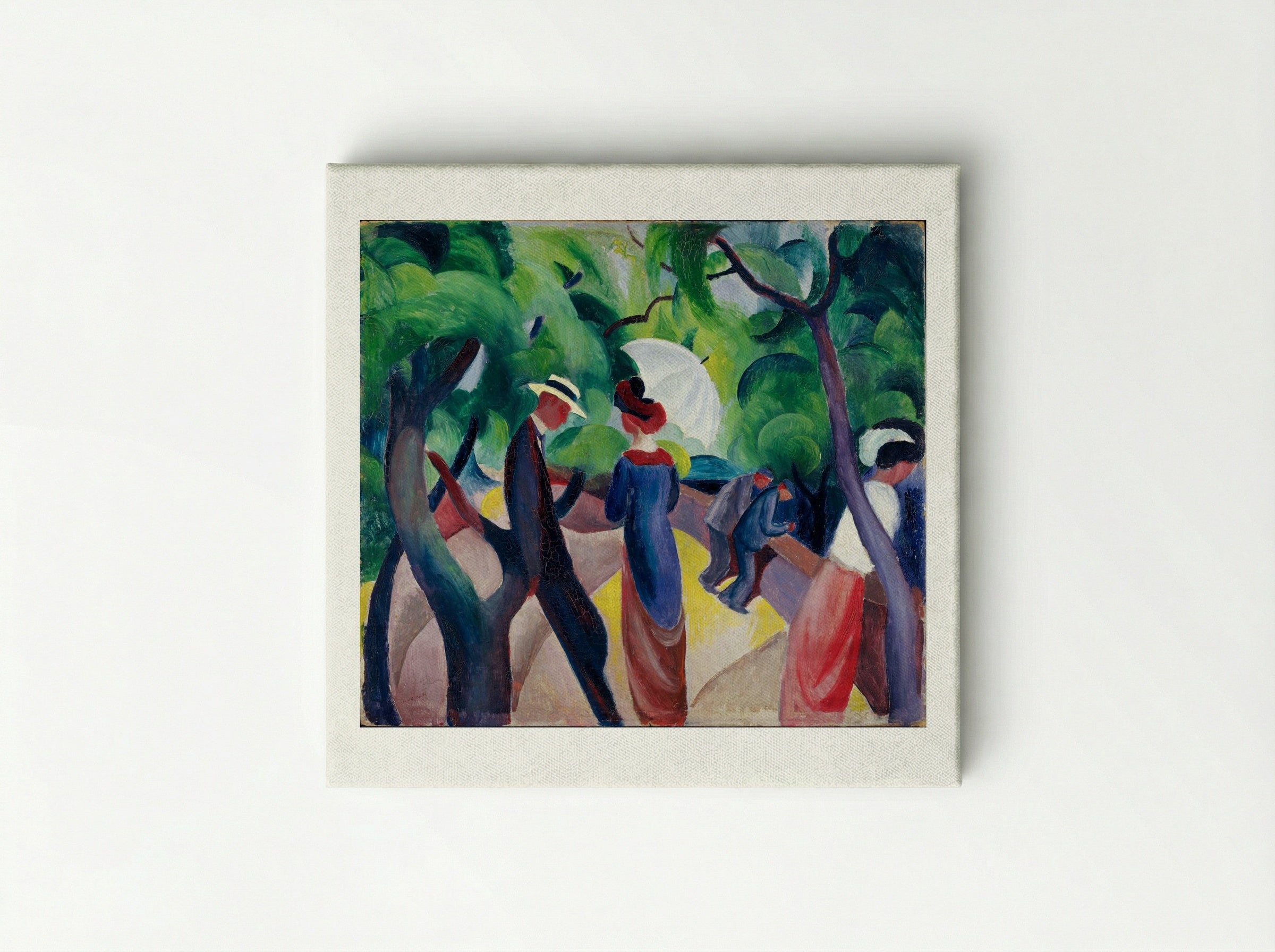 Promenade - August Macke - Canvas