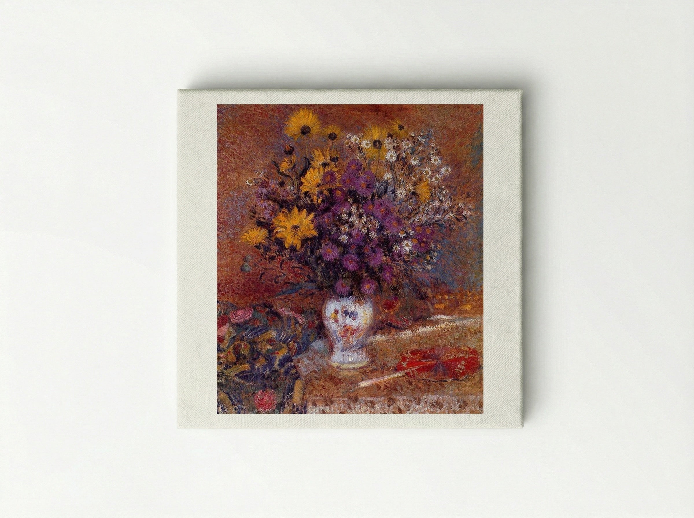 Vase of Flowers - Georges Lemmen - Canvas