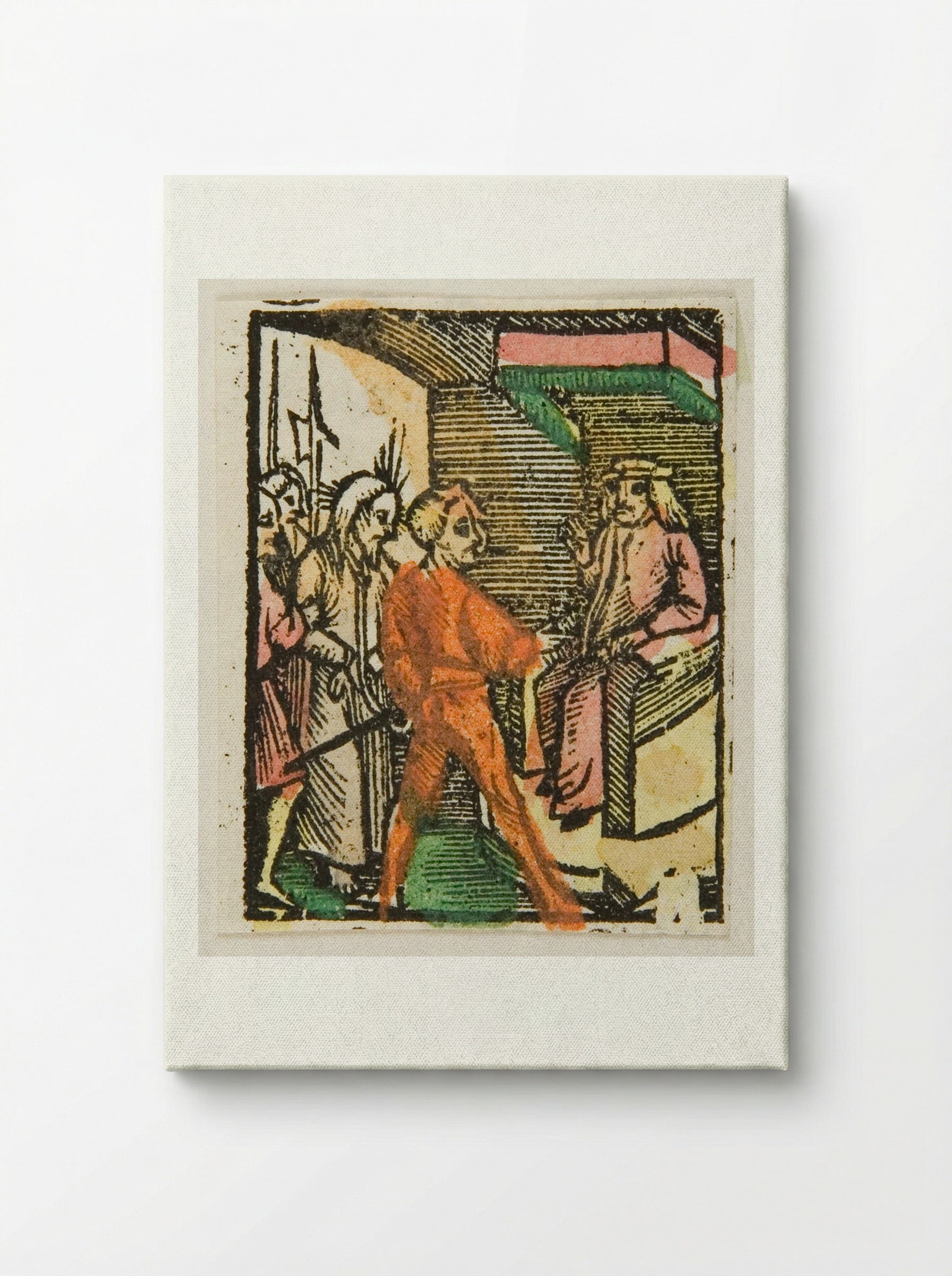 Christ Before Herod - Urs Graf - Canvas