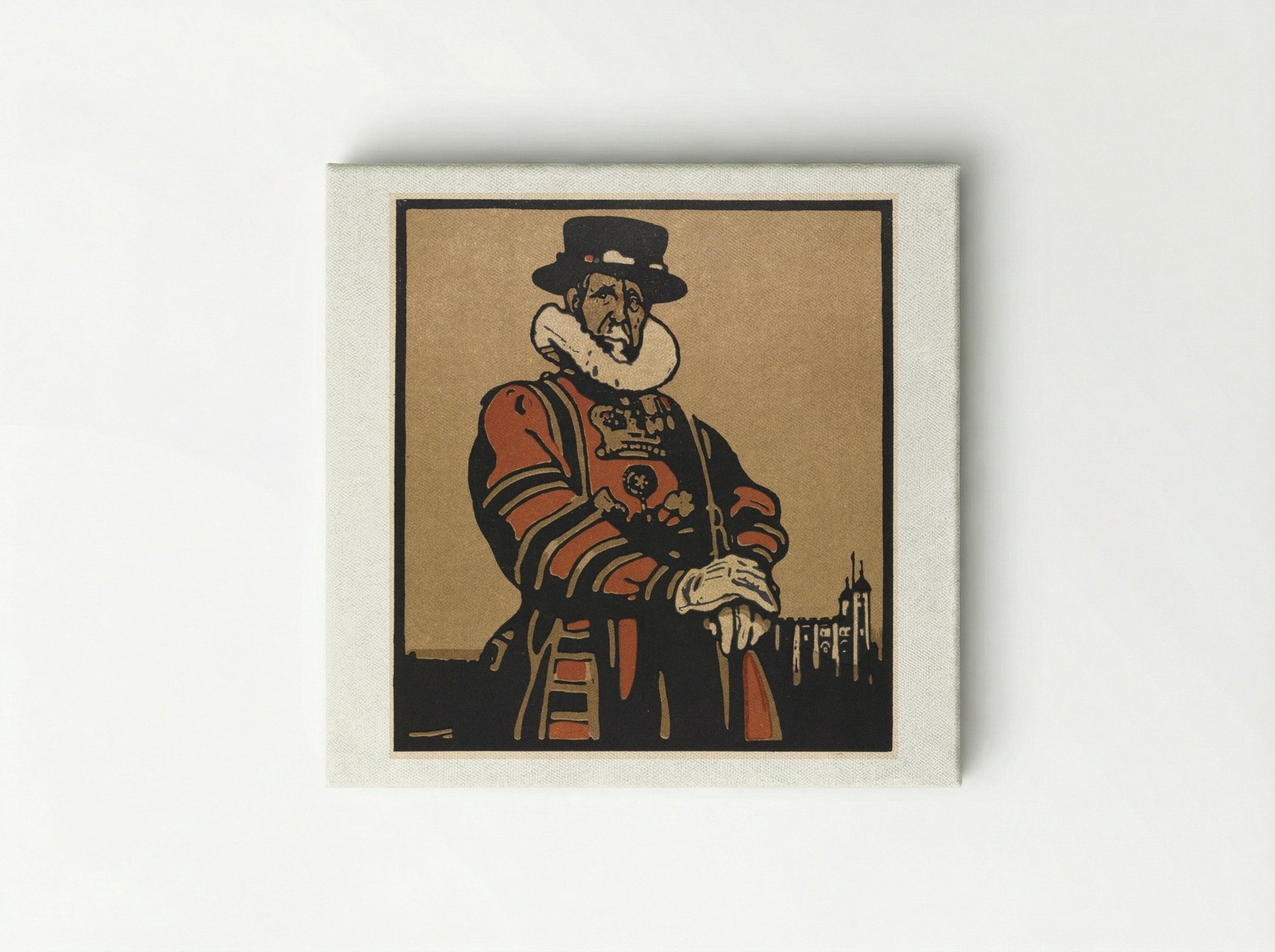 London Types: Beefeater - William Nicholson - Canvas