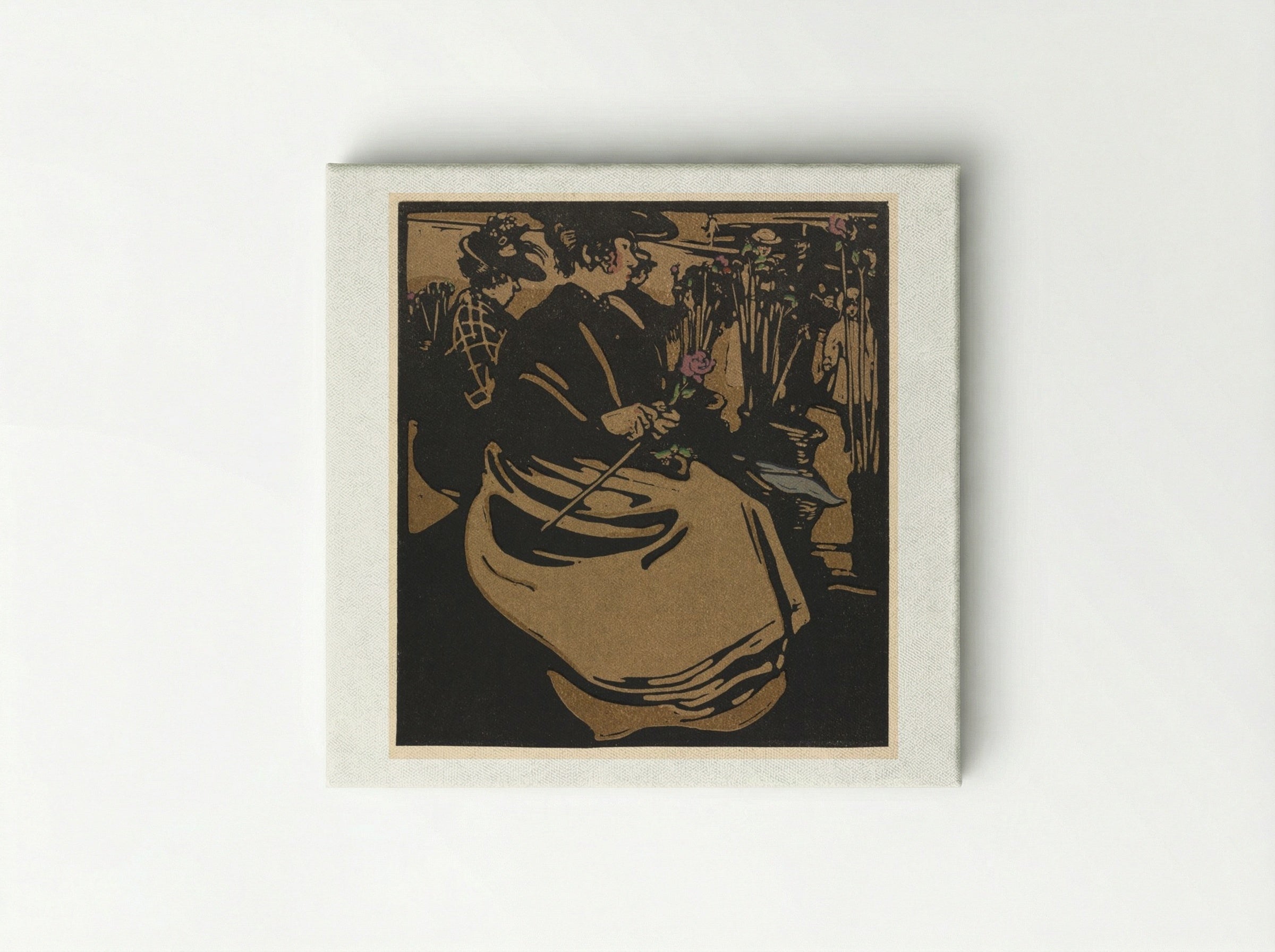 London Types: Flower Girl - William Nicholson - Canvas