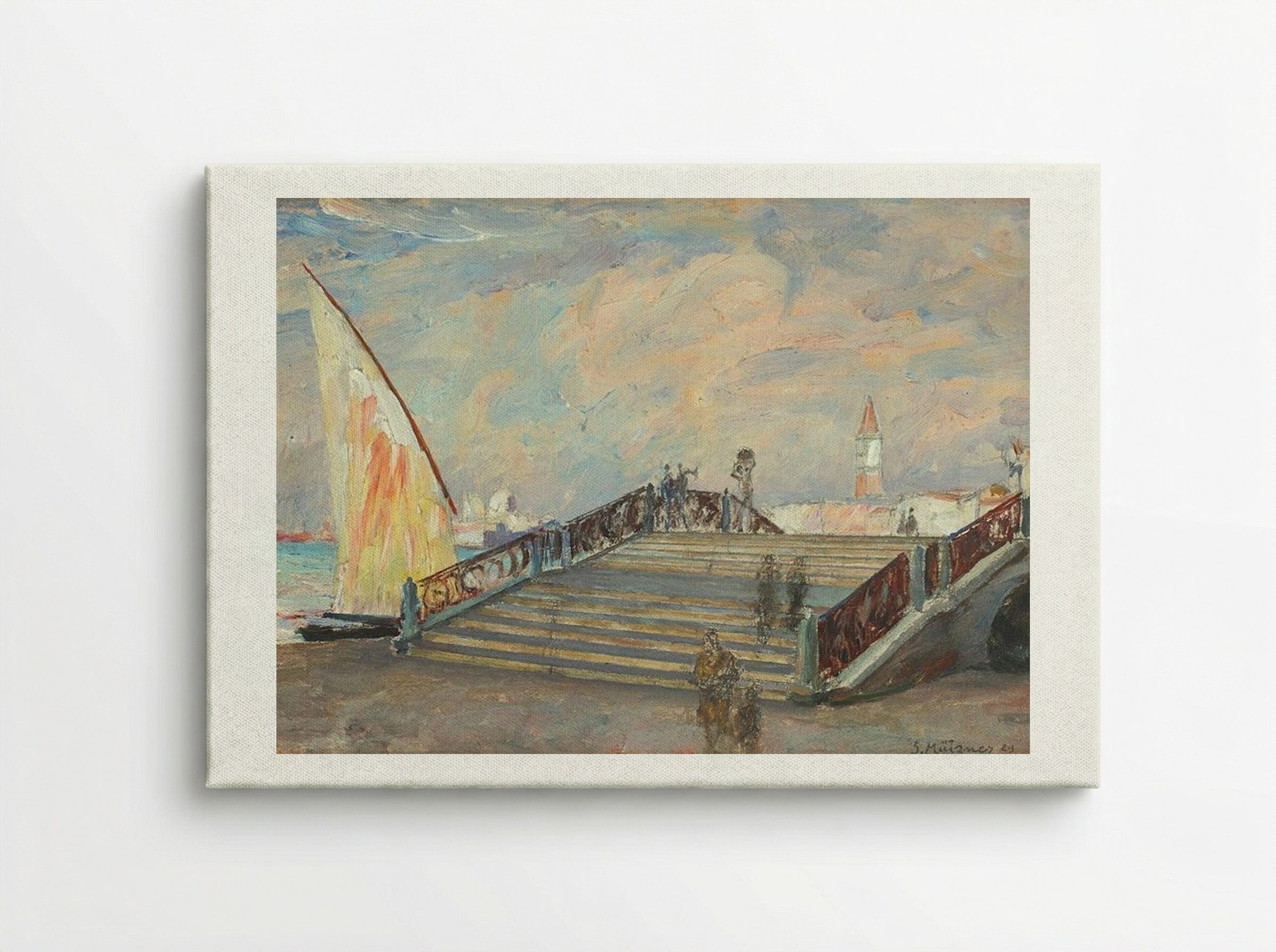 Bridge in Venice - Samuel Mützner - Canvas