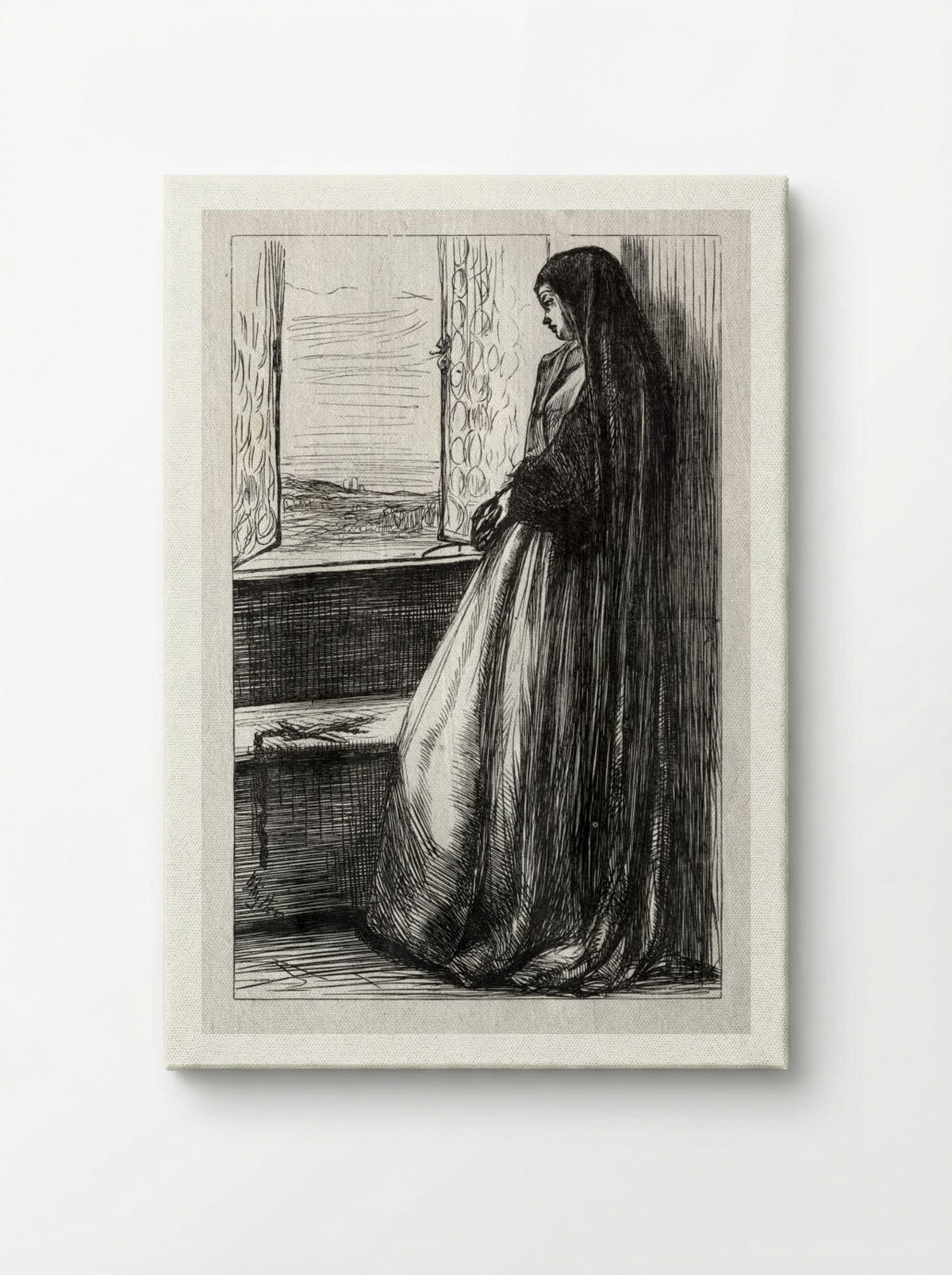 Illustration for Count Bruckhardt in Once a Week - James McNeill Whistler - Canvas