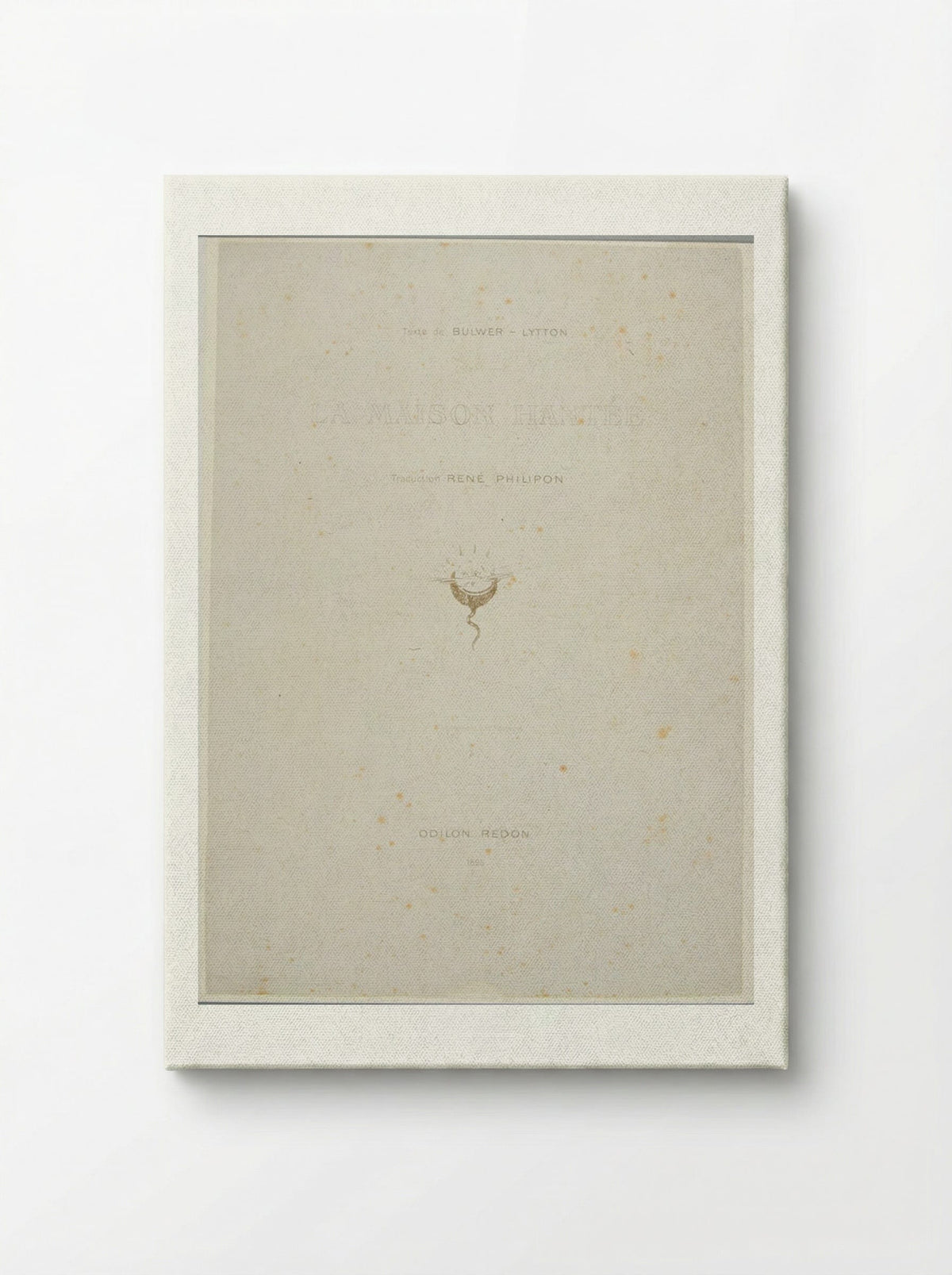 Frontispiece for La Maison Hantée - Odilon Redon - Canvas