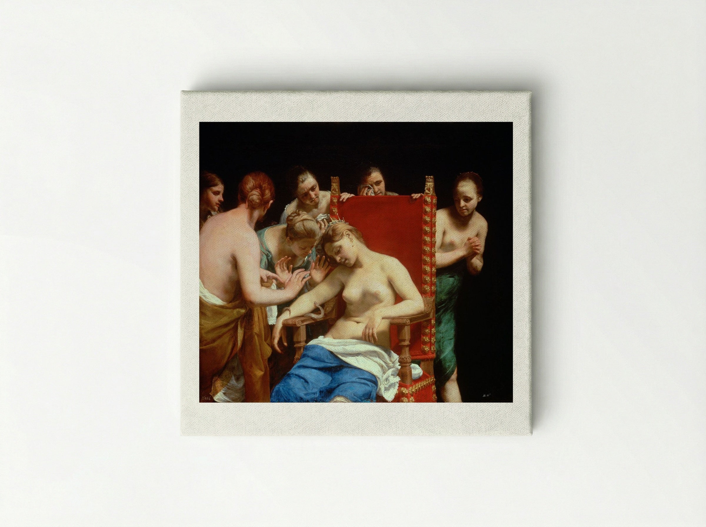 The Death of Cleopatra - Guido Cagnacci - Canvas