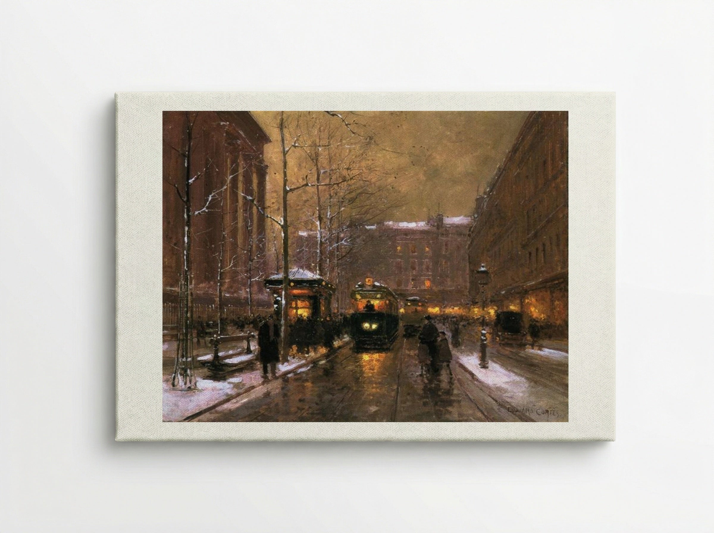 Place de la Madeleine - Edouard Cortes - Canvas