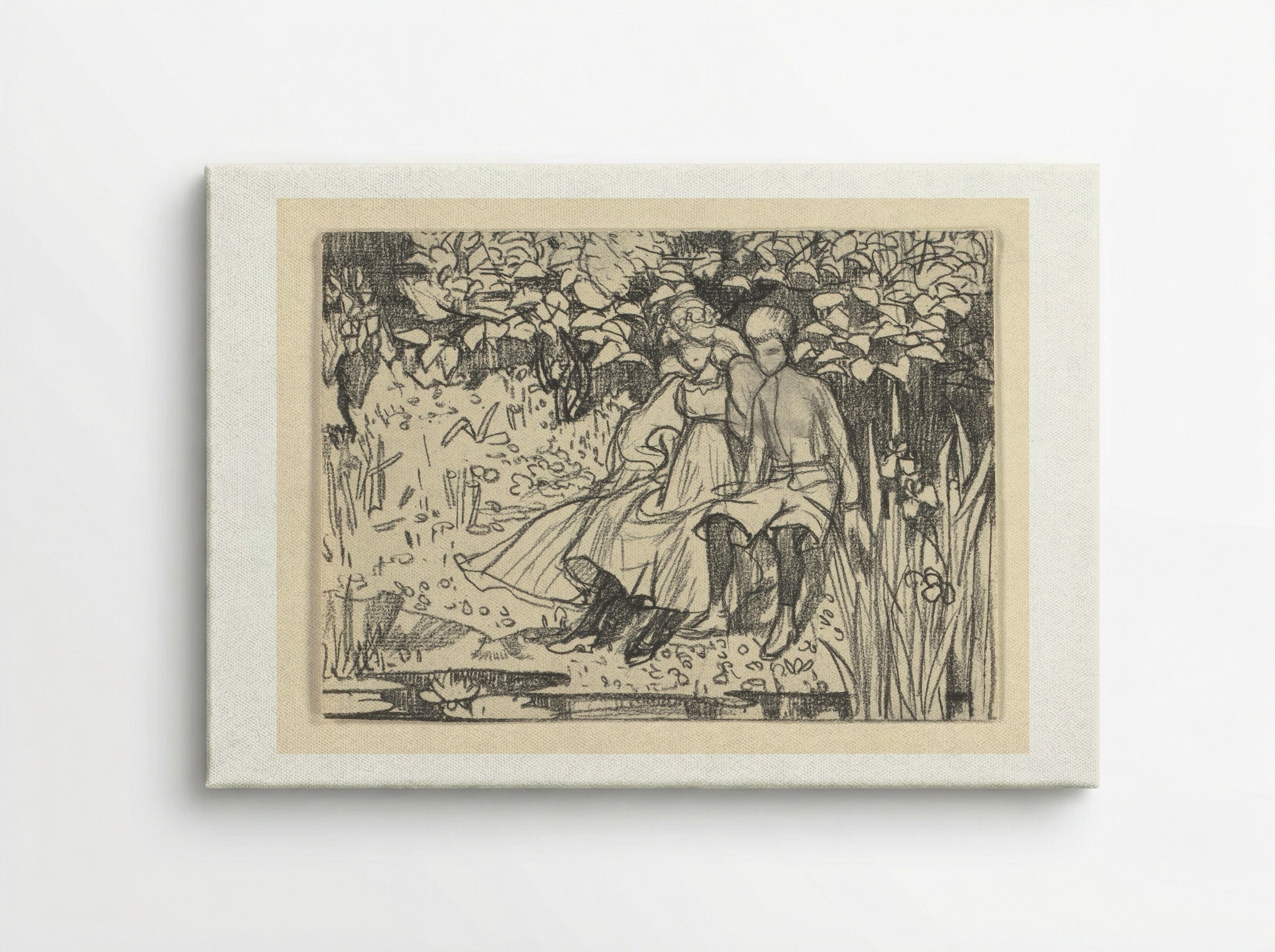 Johannes en Windekind - Edzard Koning - Canvas