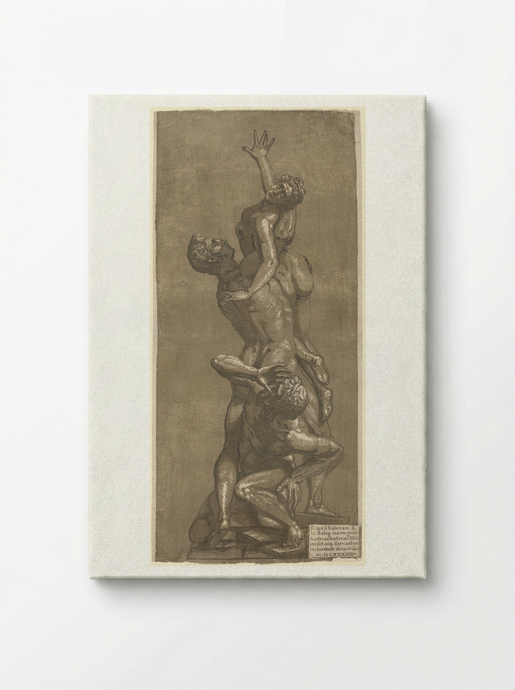 Rape of a Sabine - Andrea Andreani - Canvas