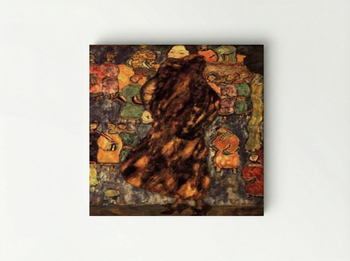 Lady with Fur Collar - Gustav Klimt - Canvas