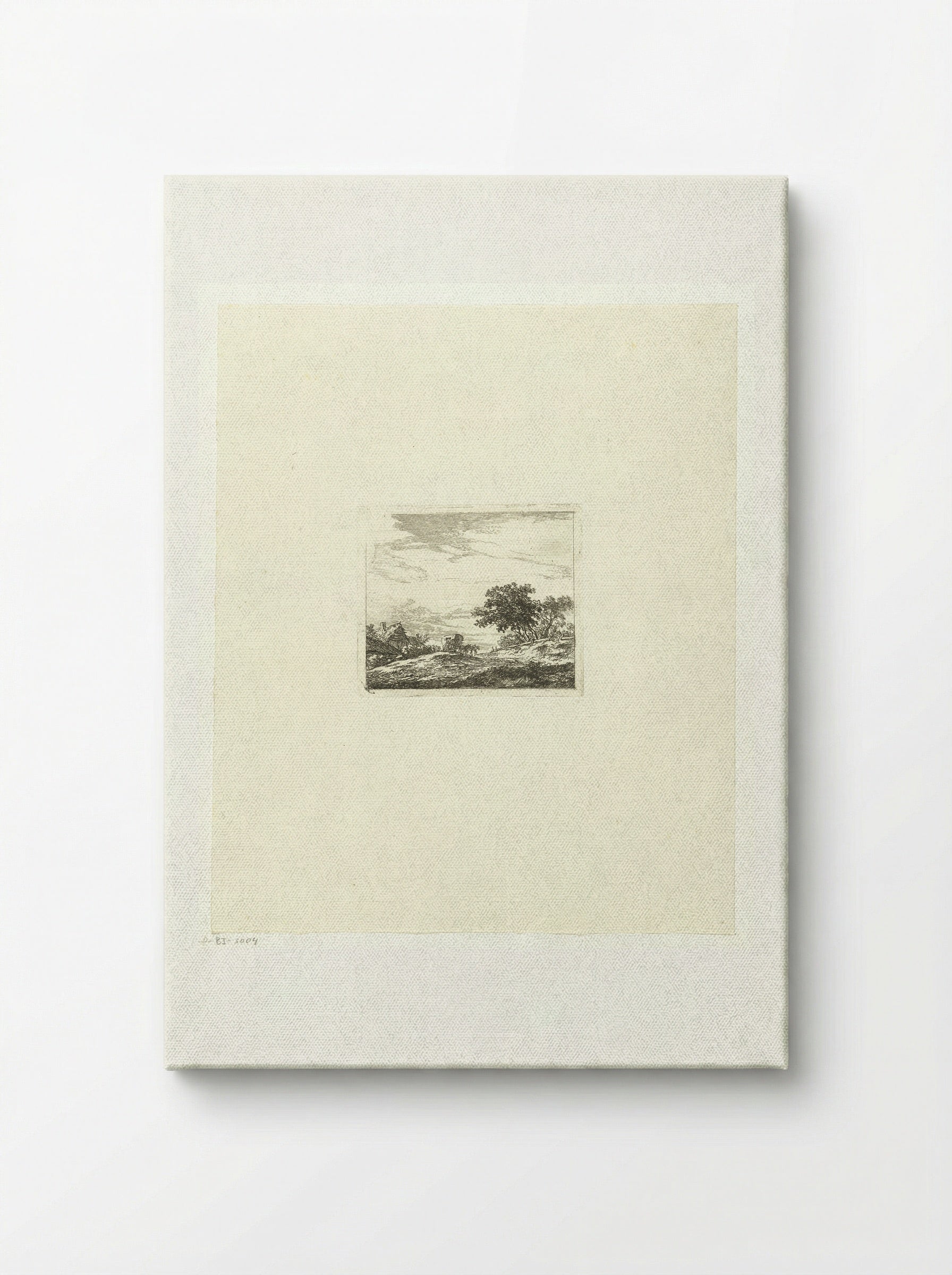 Landschap met koets - Hermanus van Brussel - Canvas