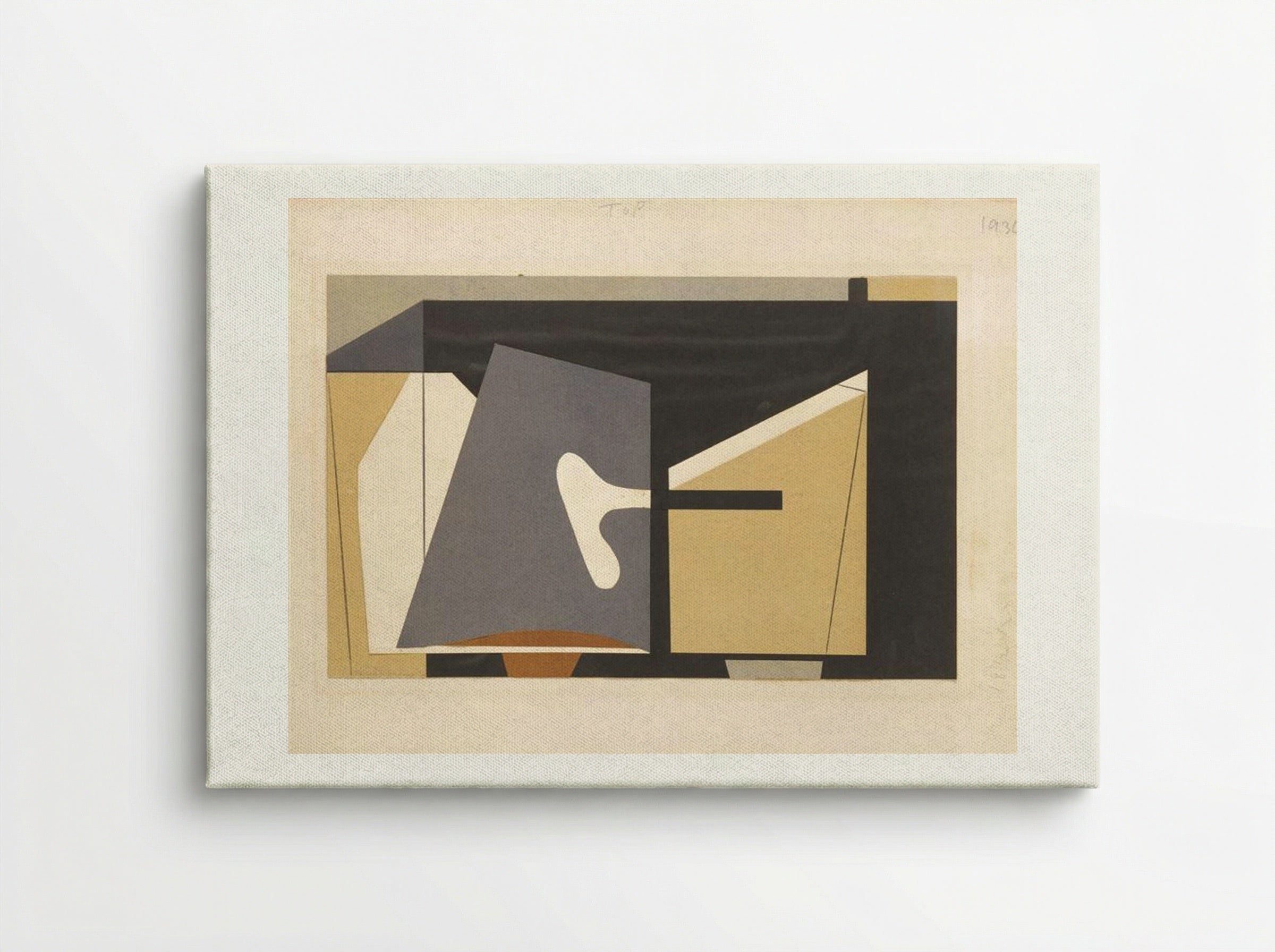 Untitled (Geometric Composition, 1936) - Balcomb Greene - Canvas