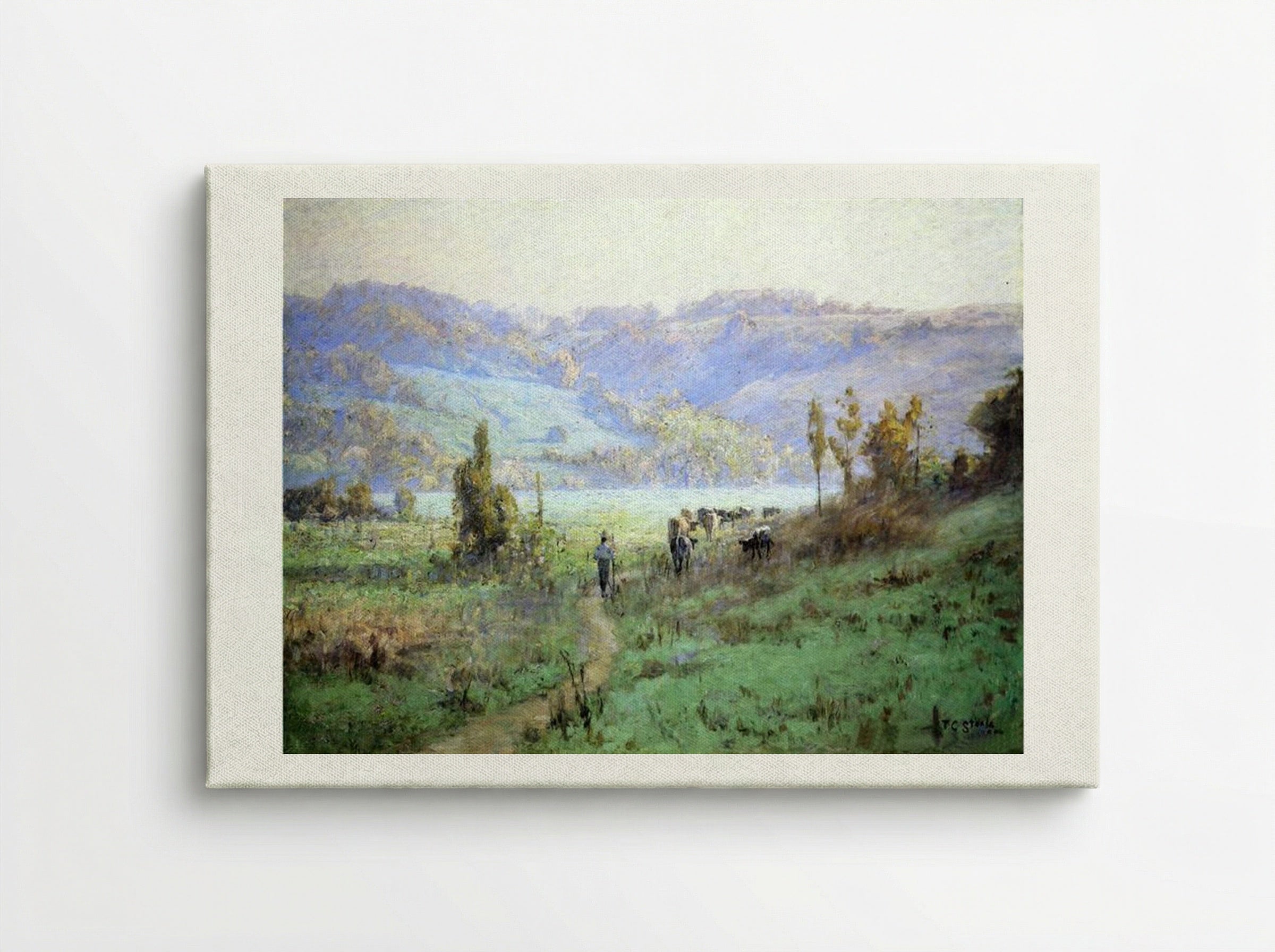 In the Whitewater Valley near Metamora - T. C. Steele - Canvas