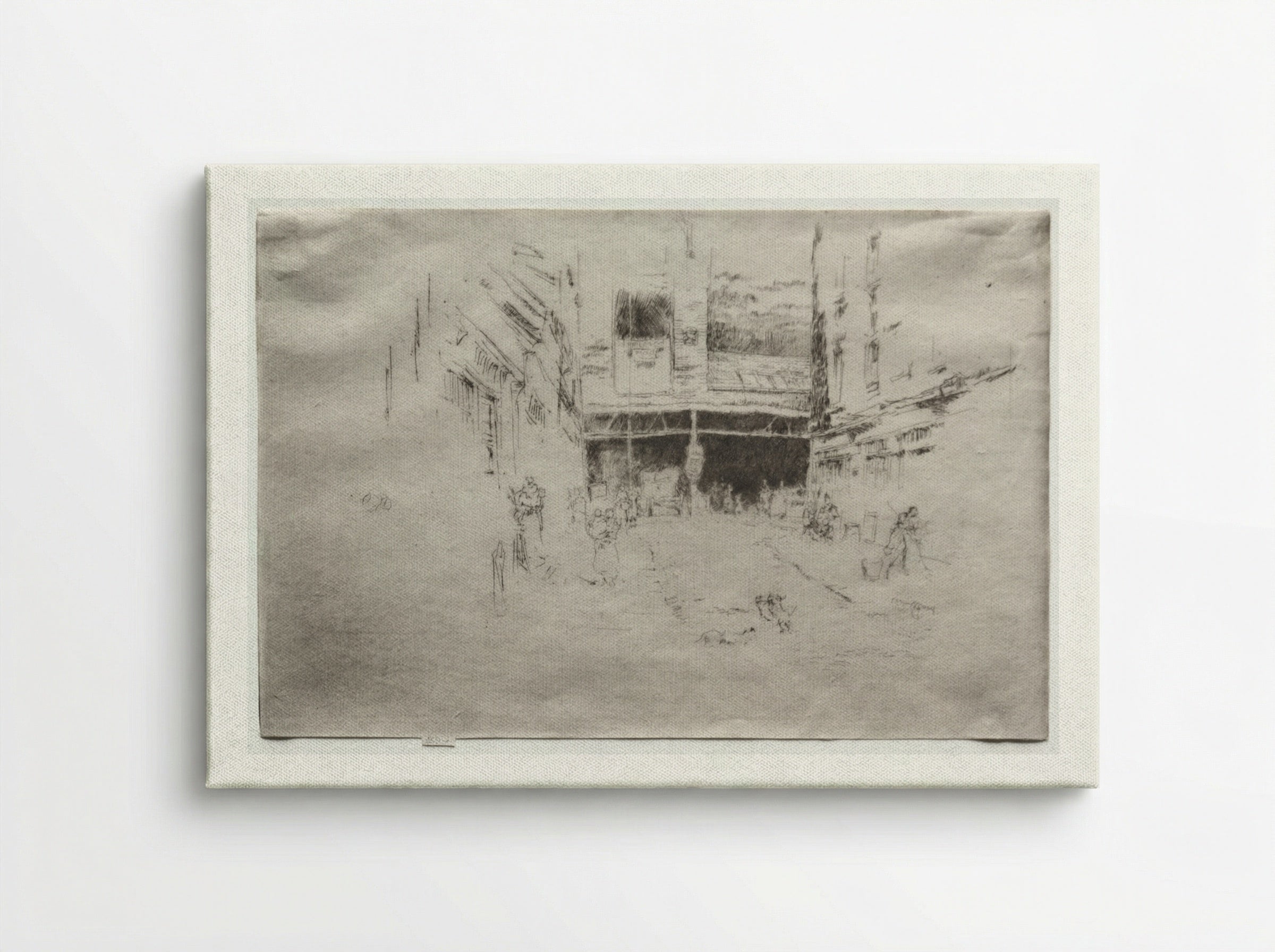 Clothes Exchange, No. 1 - James McNeill Whistler - Canvas