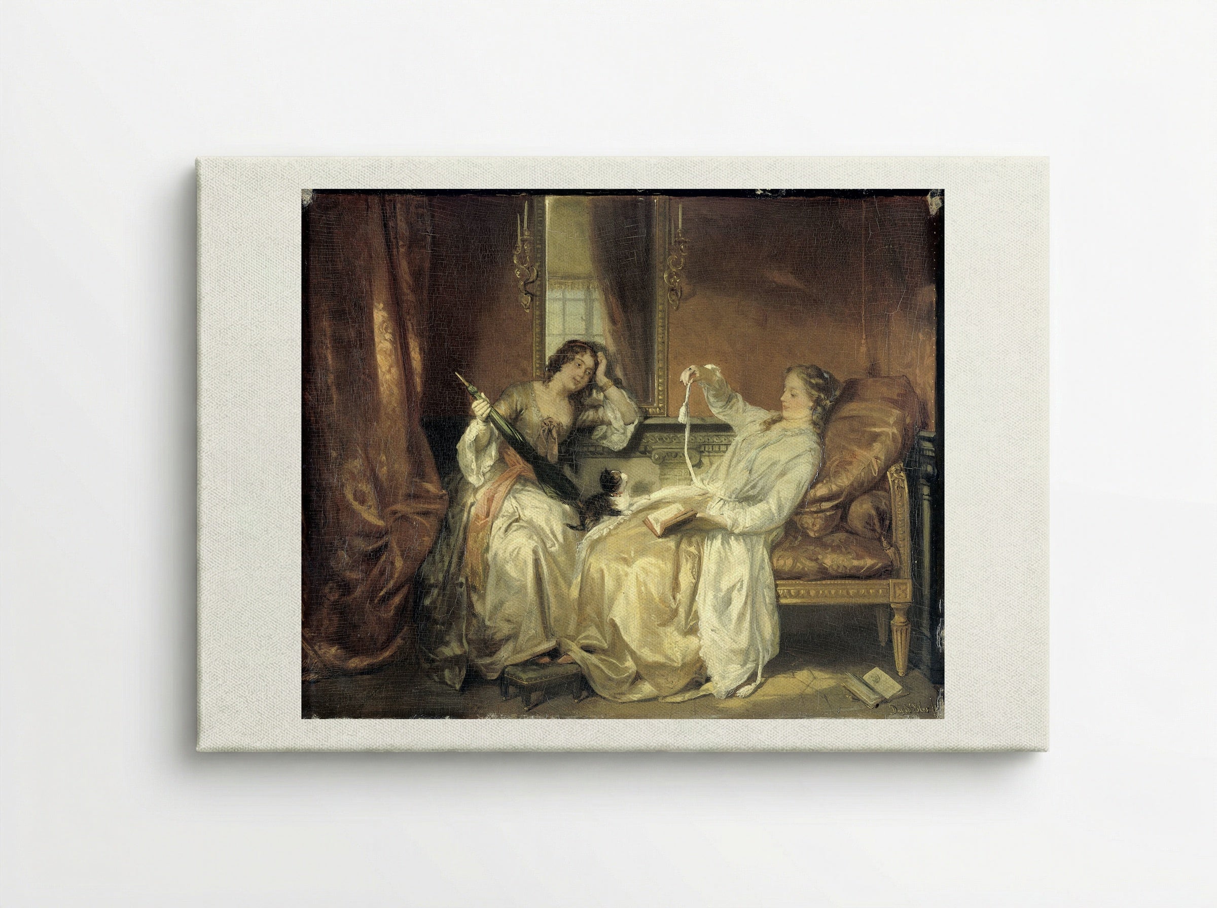 De conversatie - David Bles - Canvas