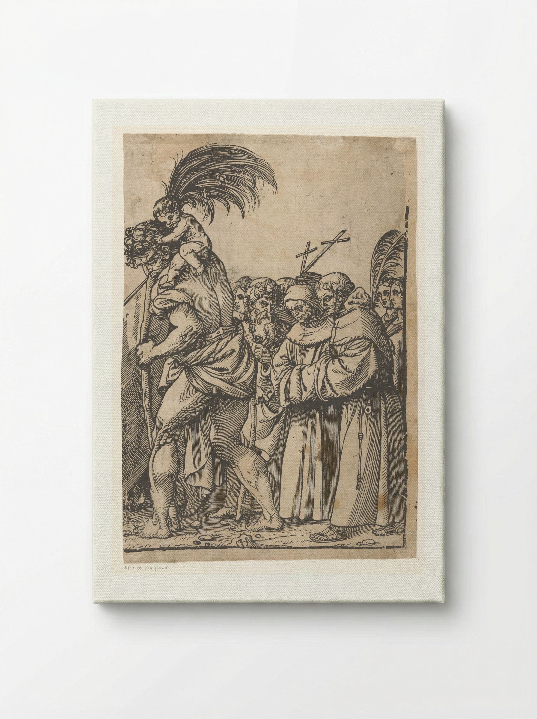 Triomf van Christus (achtste deel) - Andrea Andreani - Canvas
