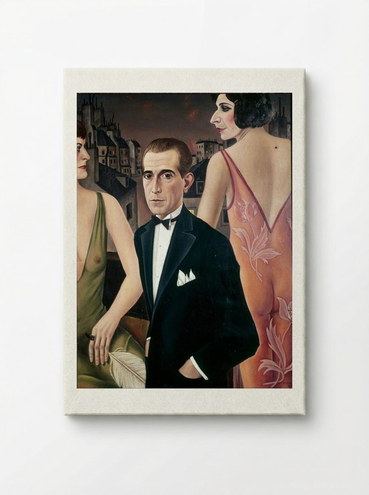 Portrait of Baroness von St. Genois d’Anneaucourt - Christian Schad - Canvas