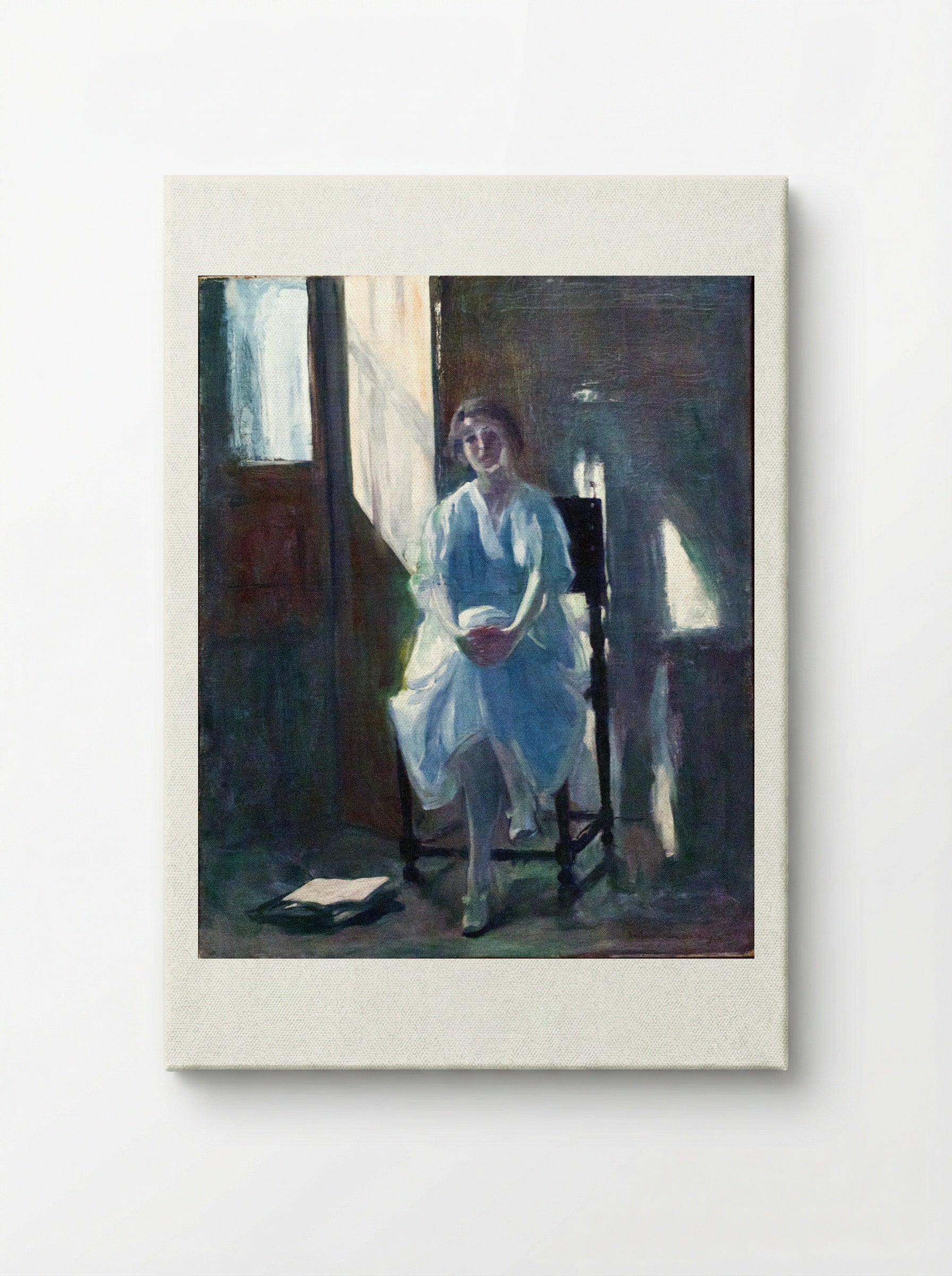 Sinfonia Azul (Maria) - António Carneiro - Canvas