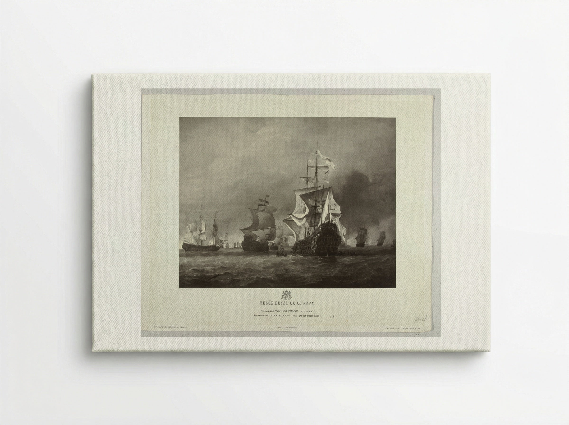 The Capture of the Royal Prince - Adolphe Braun & Cie. - Canvas