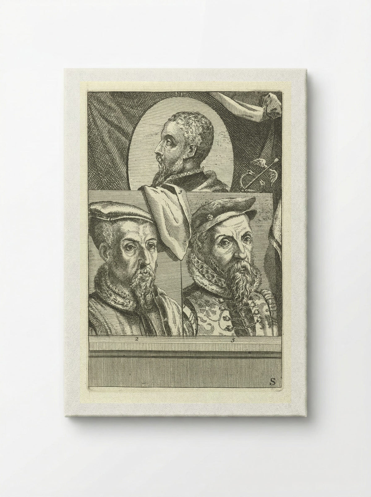 Portret van Filips II van Spanje - Hieronymus Cock - Canvas