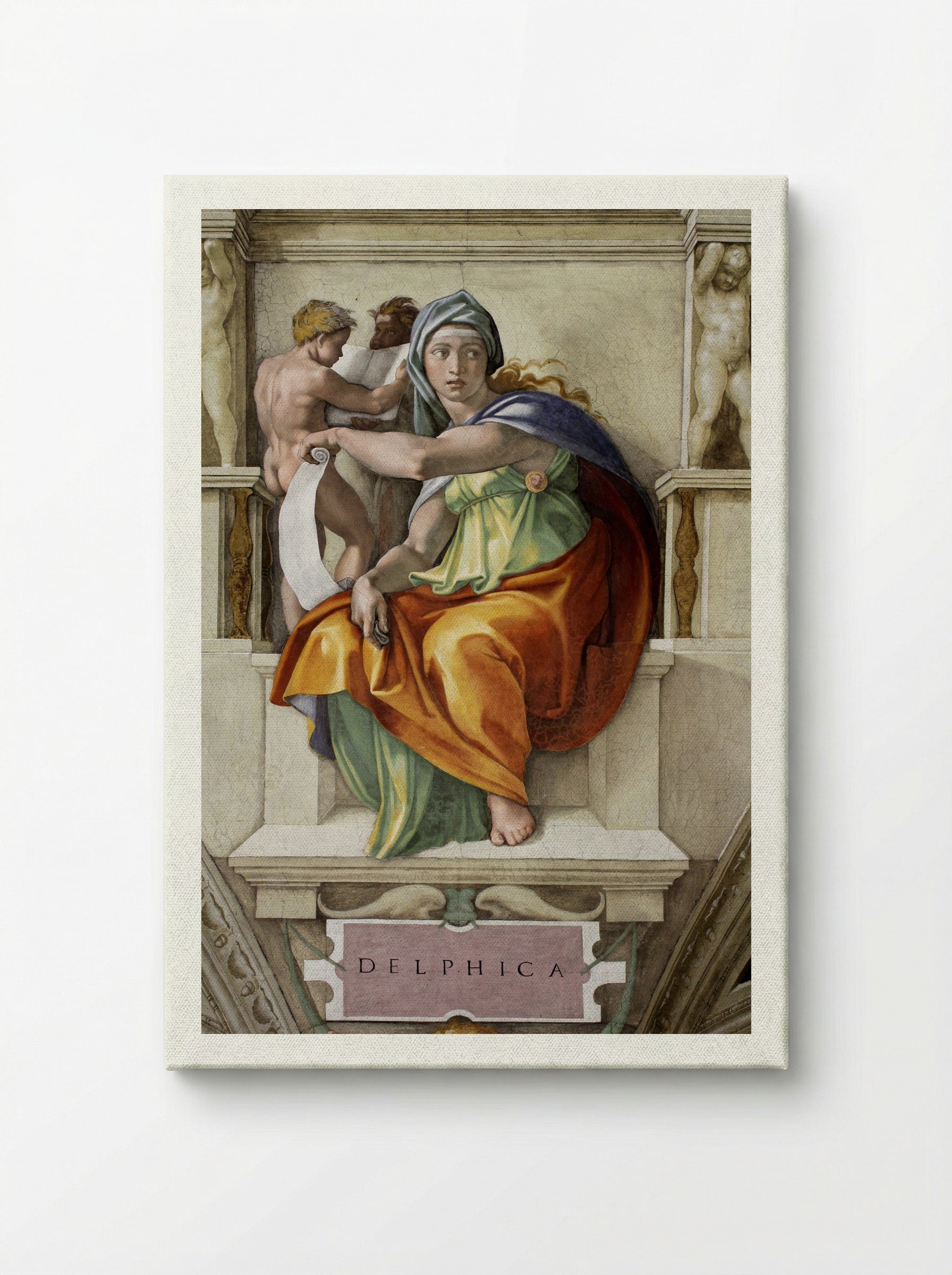 The Delphic Sibyl - Michelangelo Buonarroti - Canvas