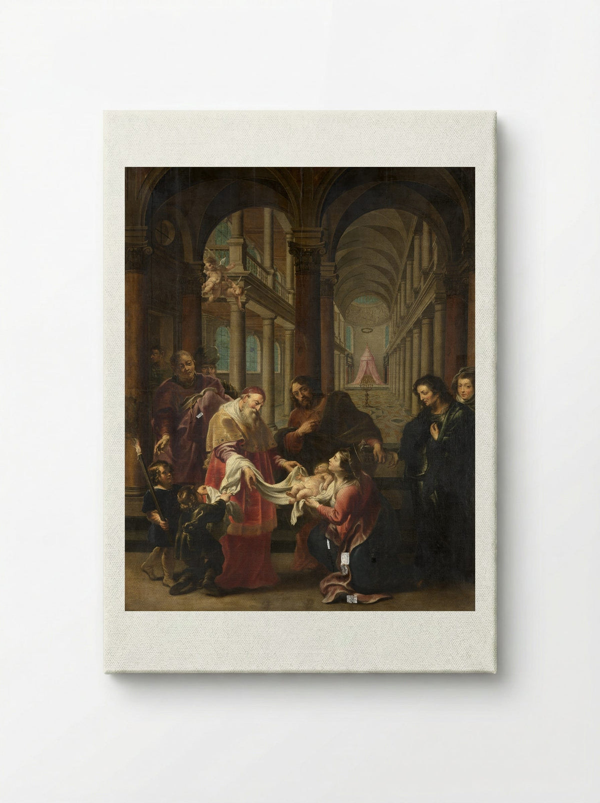 The Coronation of the Virgin by the Christ Child - Cornelis Schut (I) - Canvas