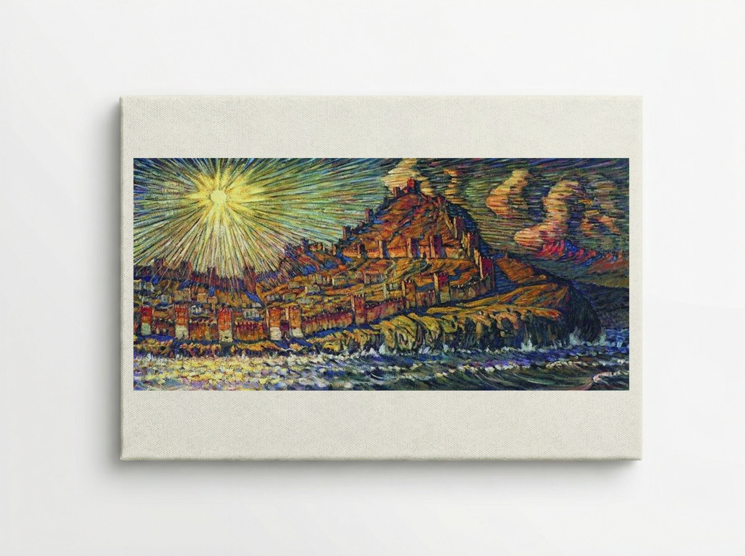 Genoese Fortress - Konstantin Bogaevsky - Canvas