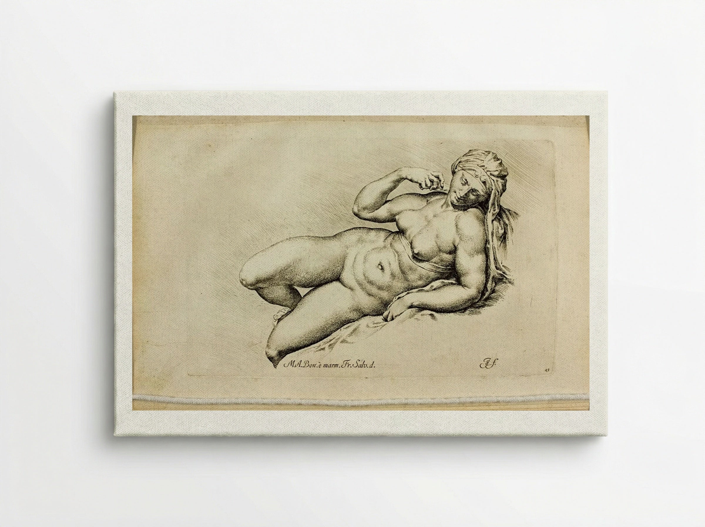 Plate 23: Aurora (Dawn) - Jan de Bisschop - Canvas