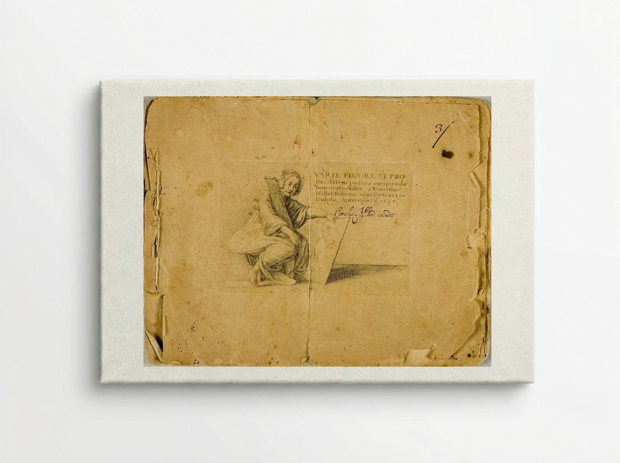 Varie figurae et probae - Wenceslaus Hollar - Canvas