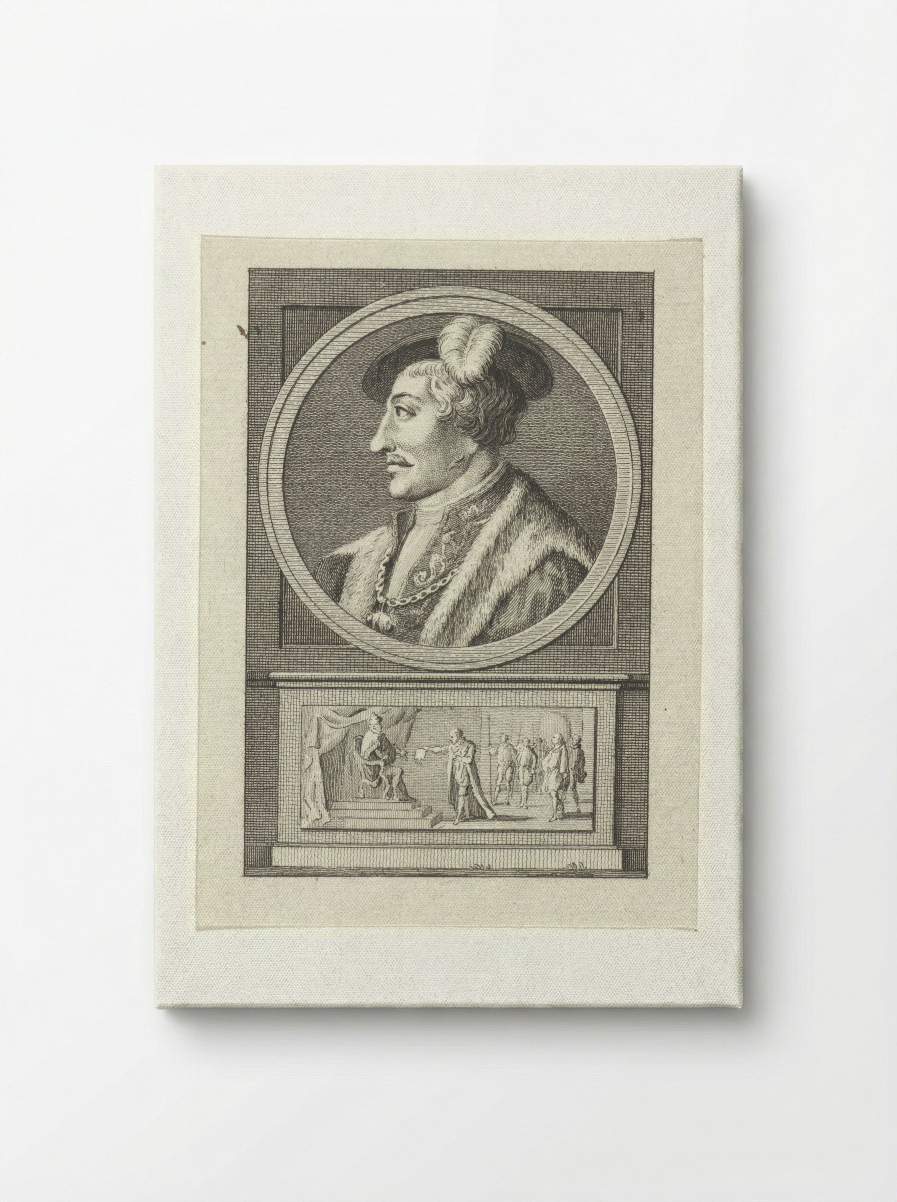 Portrait of an Unknown Man - Reinier Vinkeles - Canvas