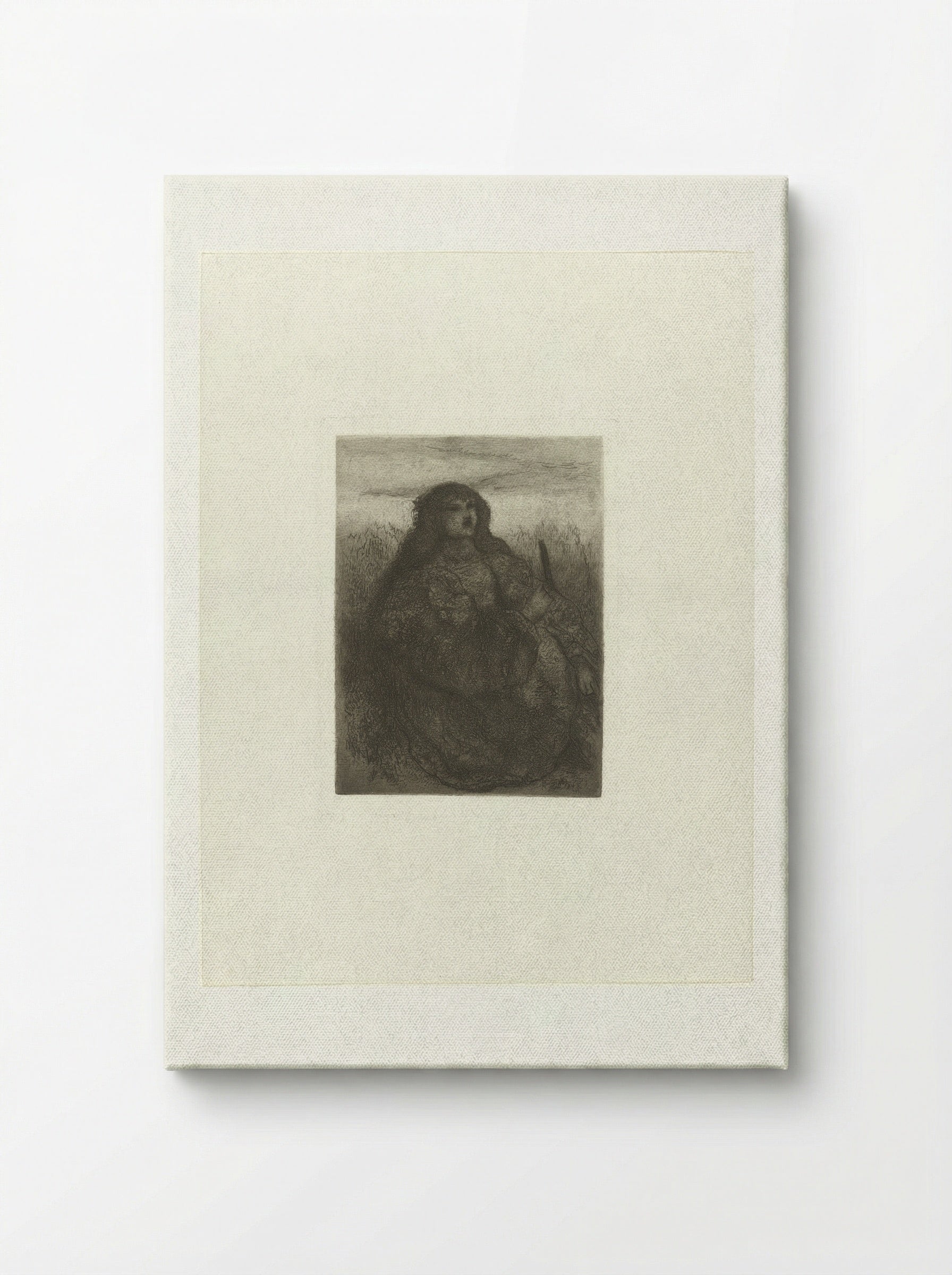 Woman in a Landscape - Matthijs Maris - Canvas