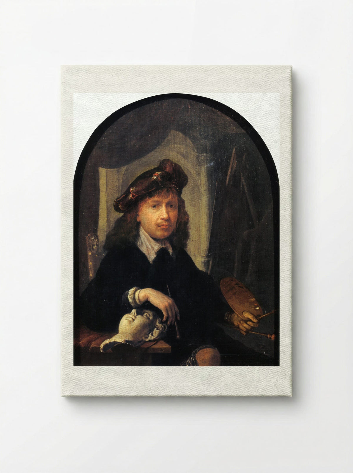 Self-Portrait - Gerrit Dou - Canvas