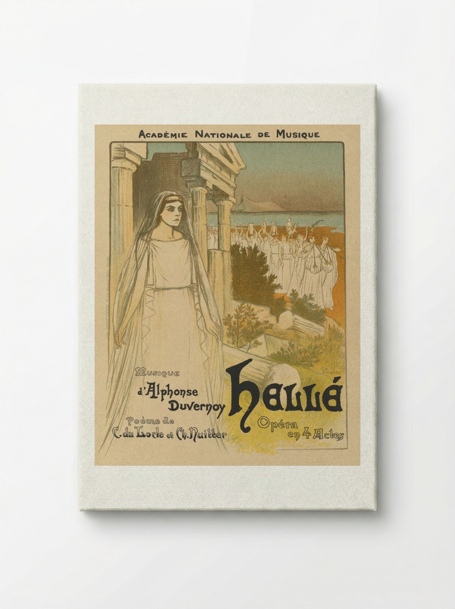Hellé - Théophile Alexandre Steinlen - Canvas