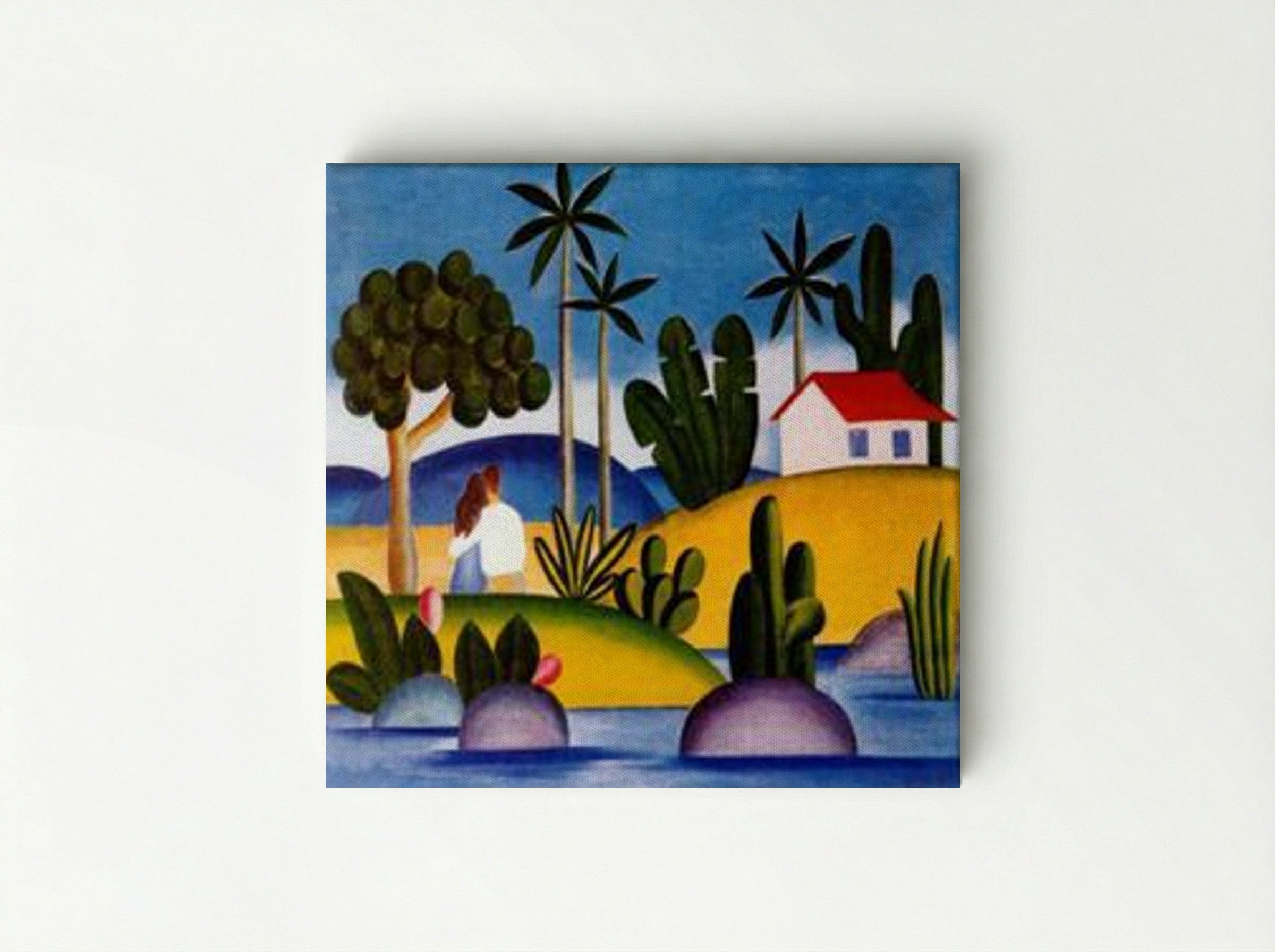 Idílio - Tarsila do Amaral - Canvas