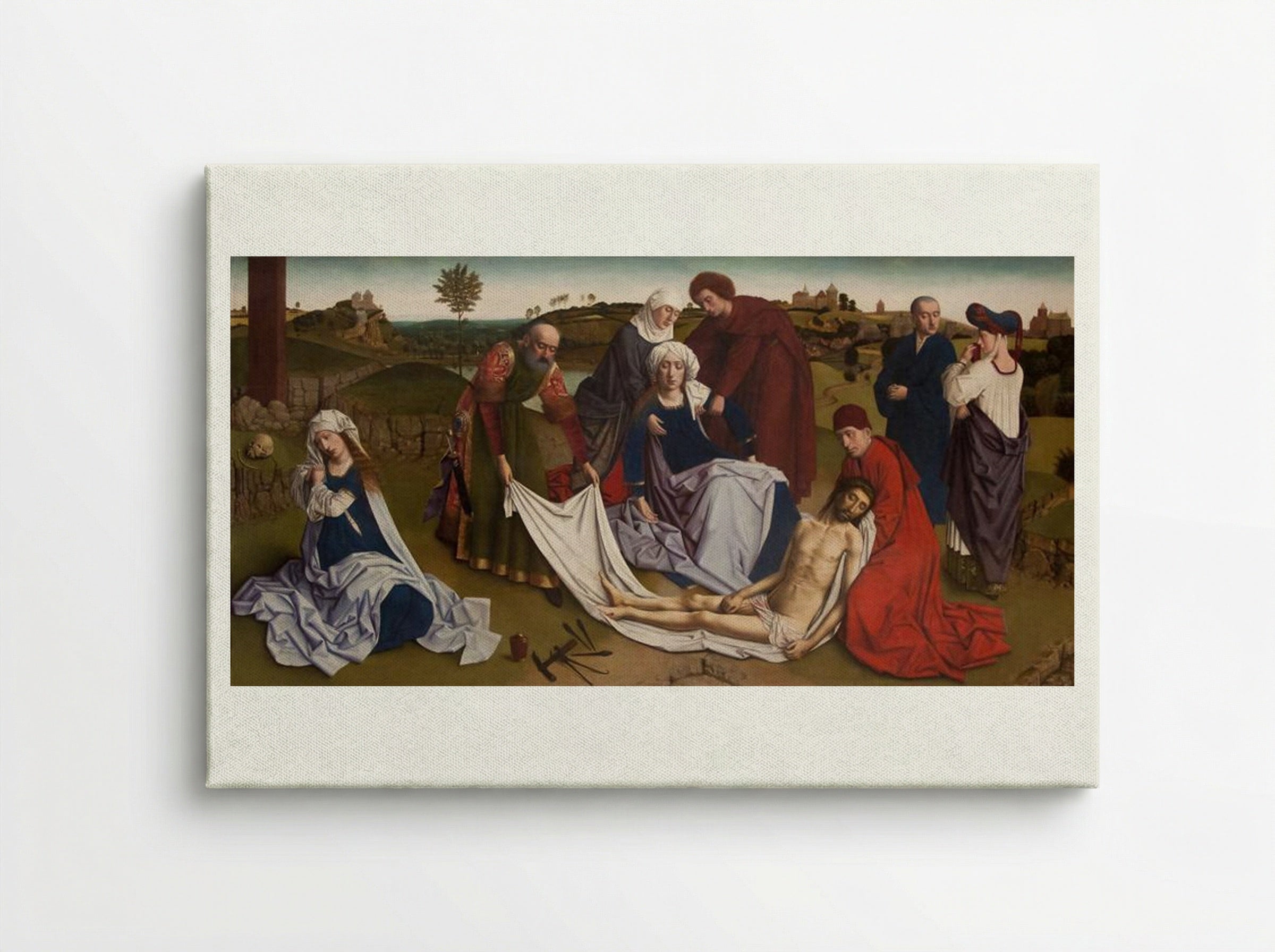 The Lamentation over the Dead Christ - Petrus Christus - Canvas