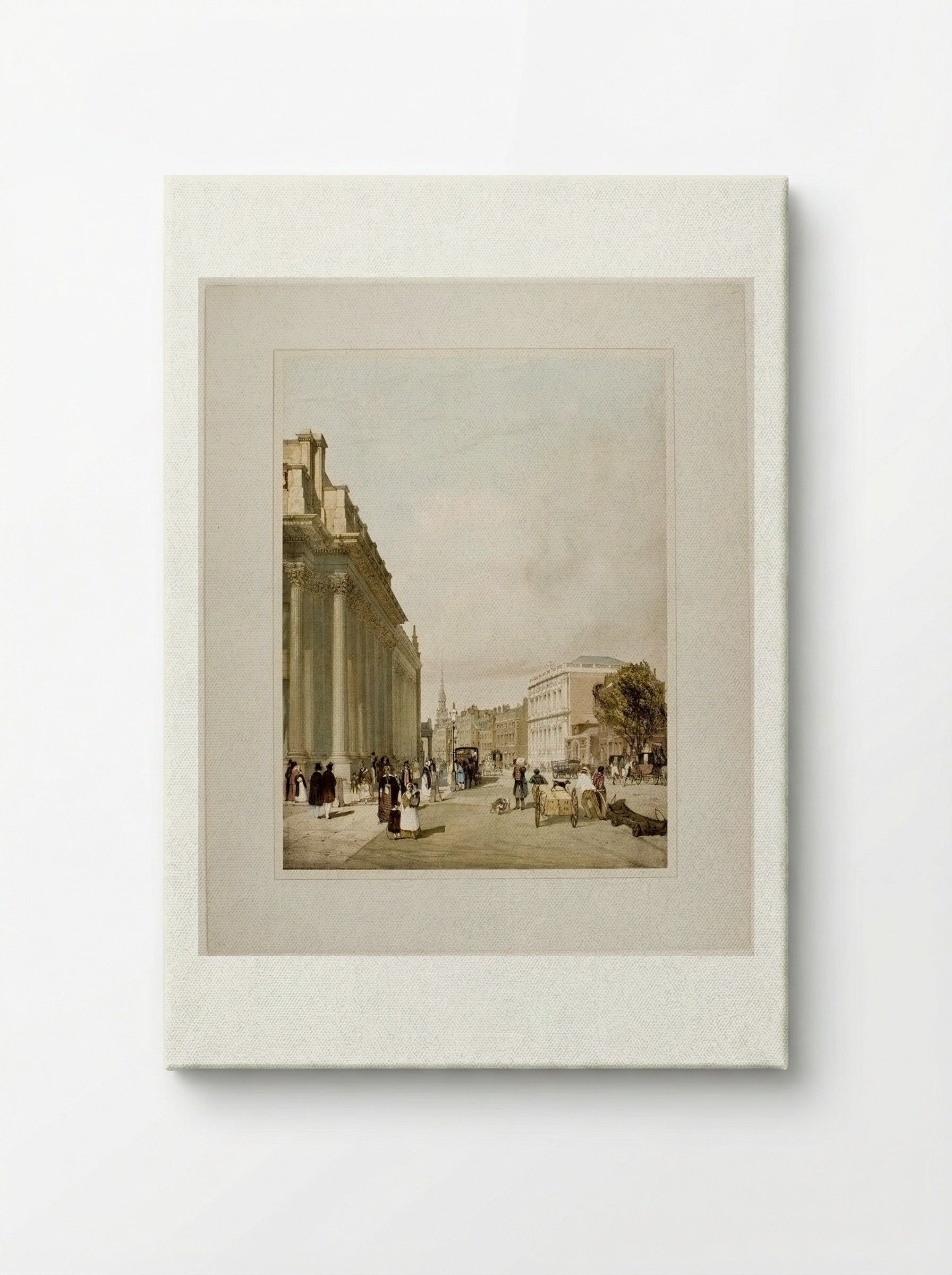 Board of Trade, Whitehall, etc... from Downing Street - Thomas Shotter Boys - Canvas