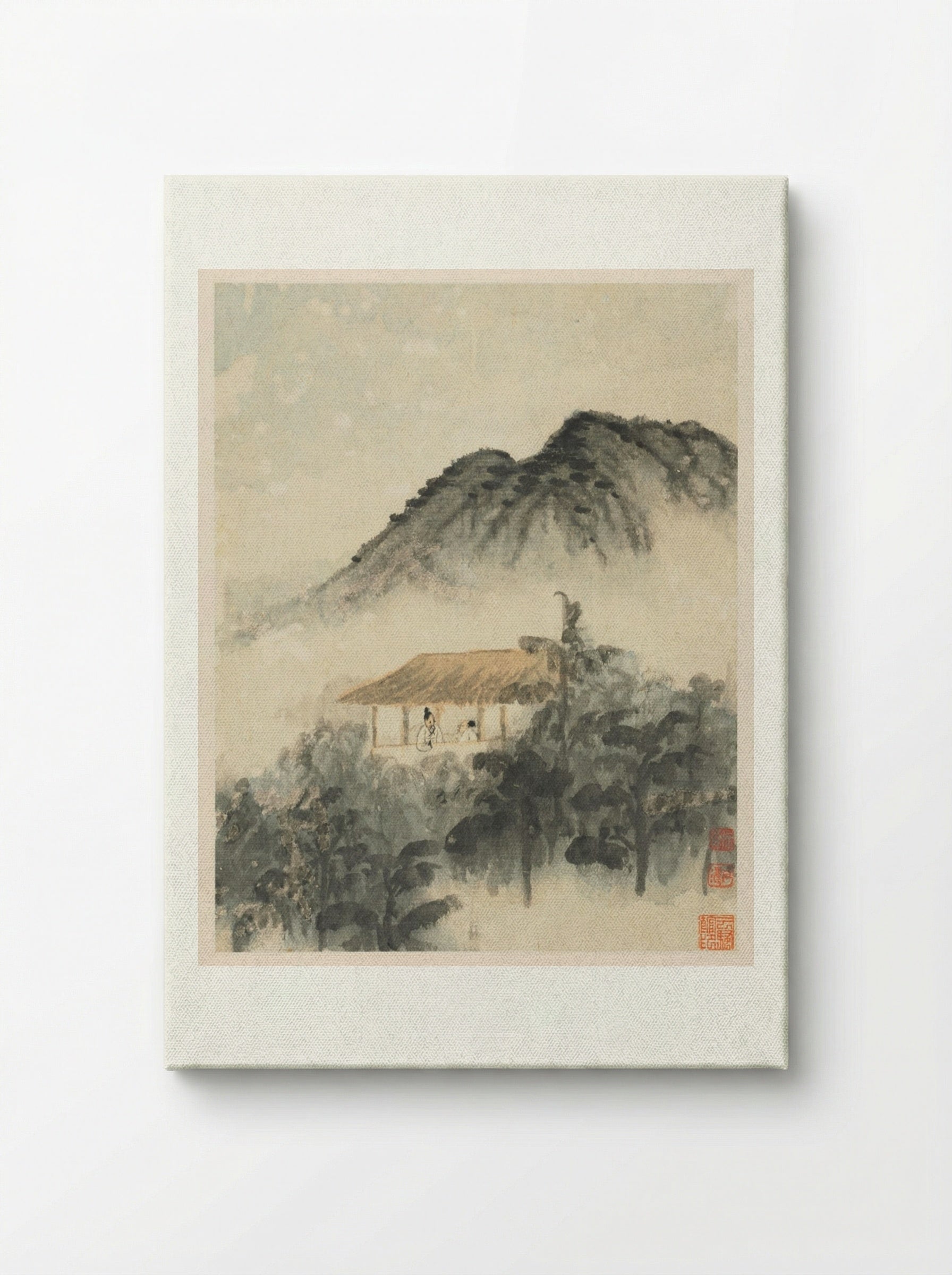 Reminiscences of Qinhuai River - Shitao - Canvas