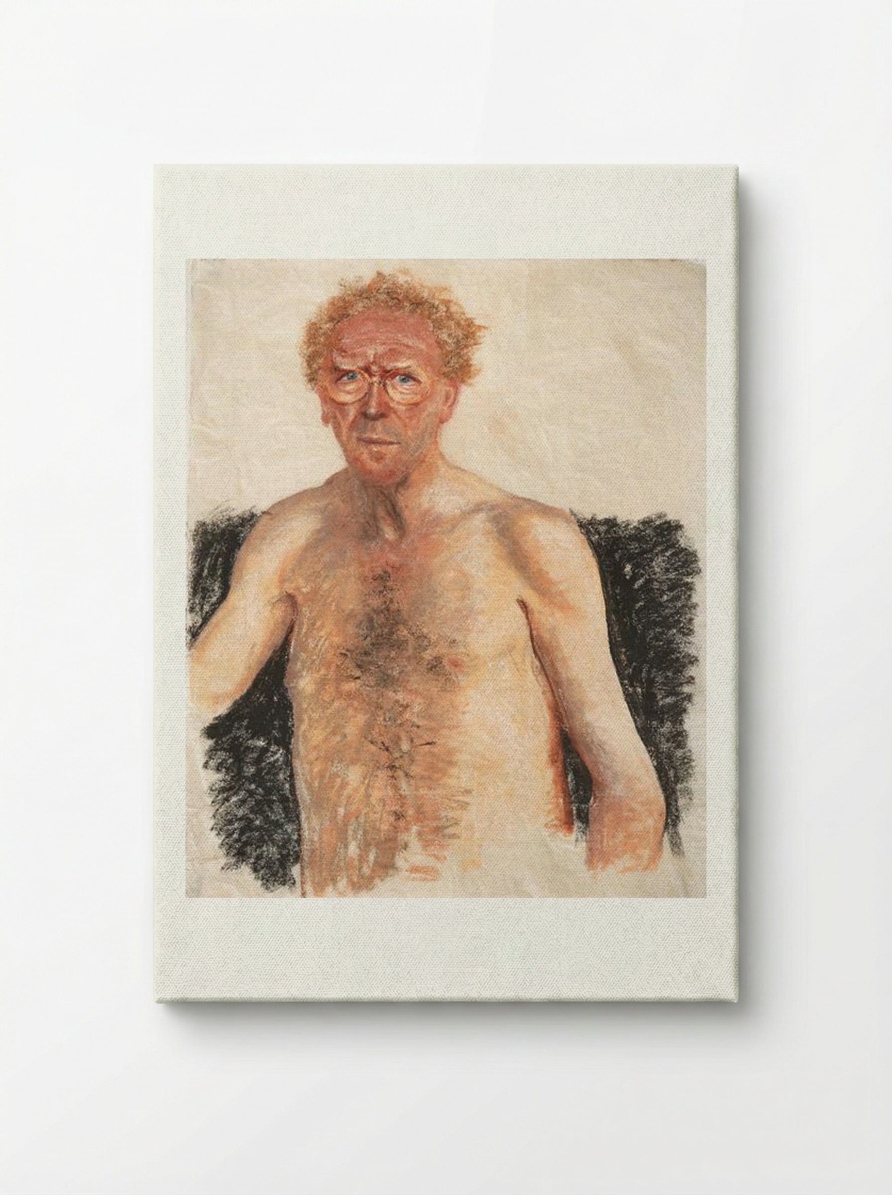 Self-Portrait Nude Torso - Avigdor Arikha - Canvas