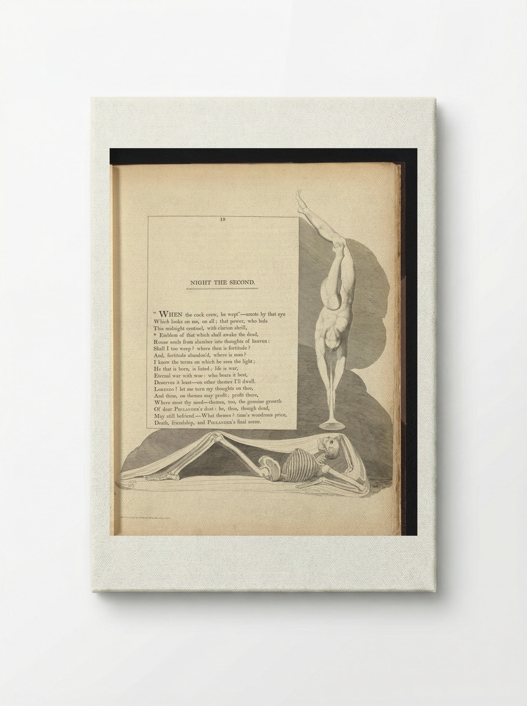 Night the Second - William Blake - Canvas