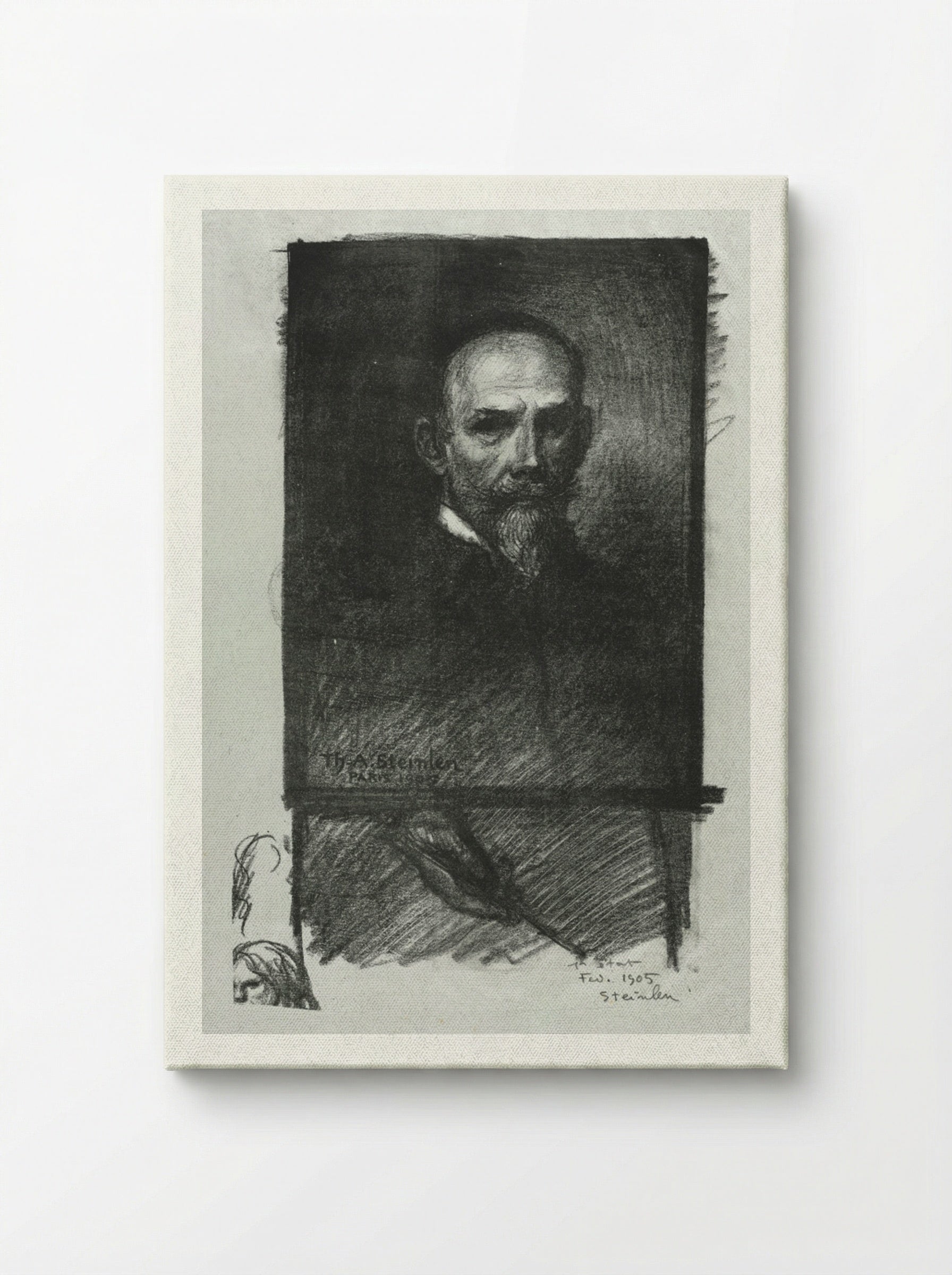 Self-Portrait - Théophile Alexandre Steinlen - Canvas